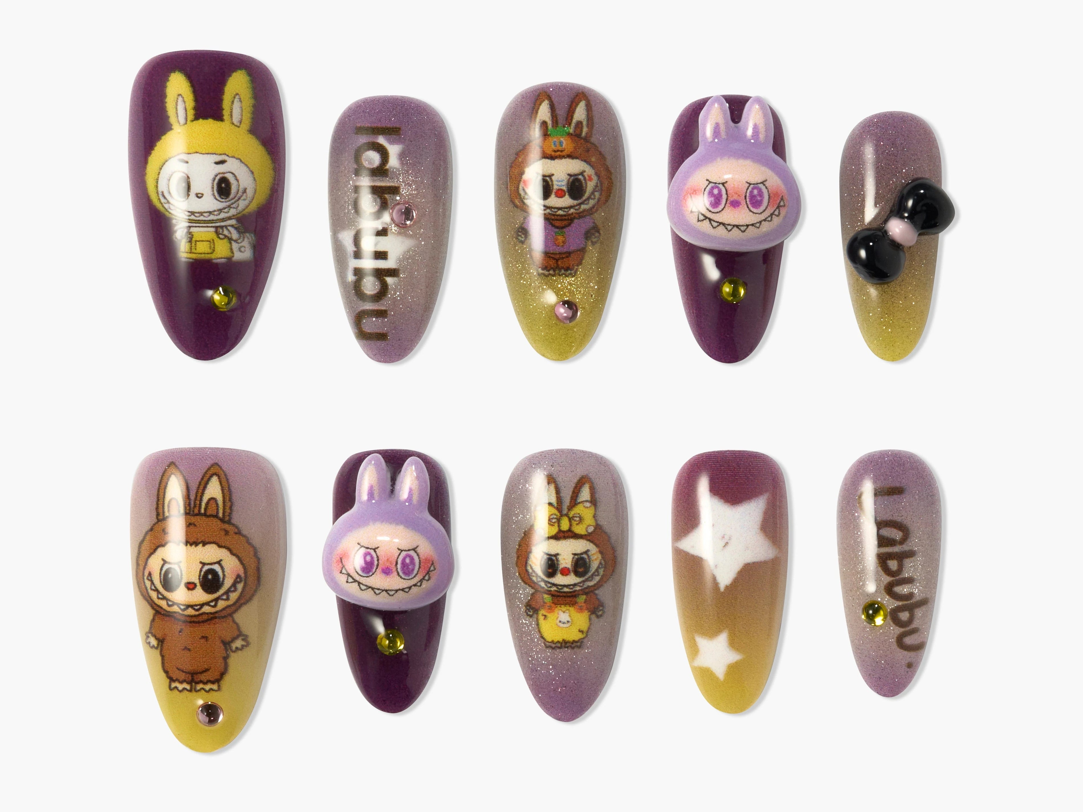 Labubu Kawaii Nail Designs: 5 Must-Have Styles for Any Occasion - Emily’s Nail