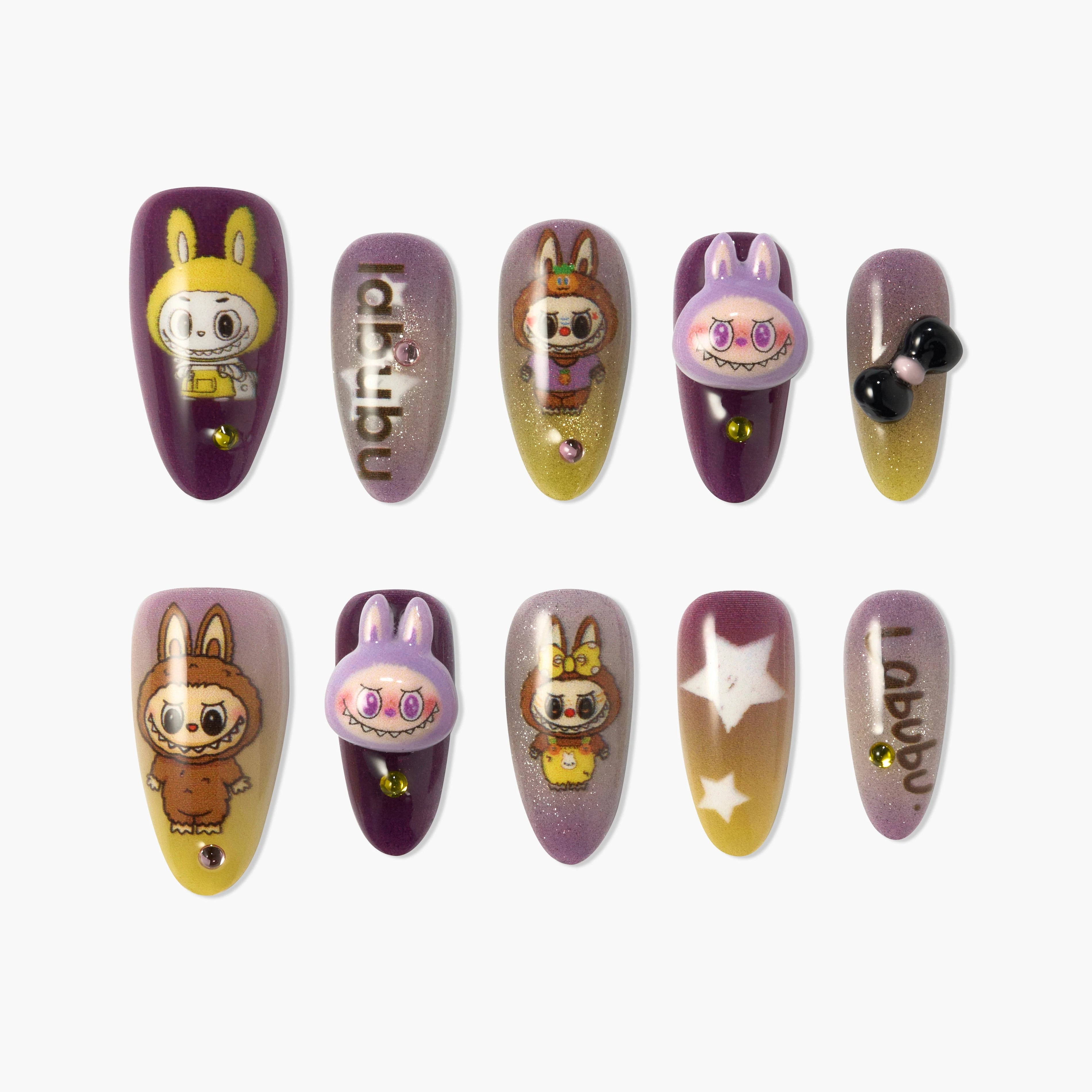 Labubu Kawaii Nail Designs: 5 Must-Have Styles for Any Occasion - Emily’s Nail