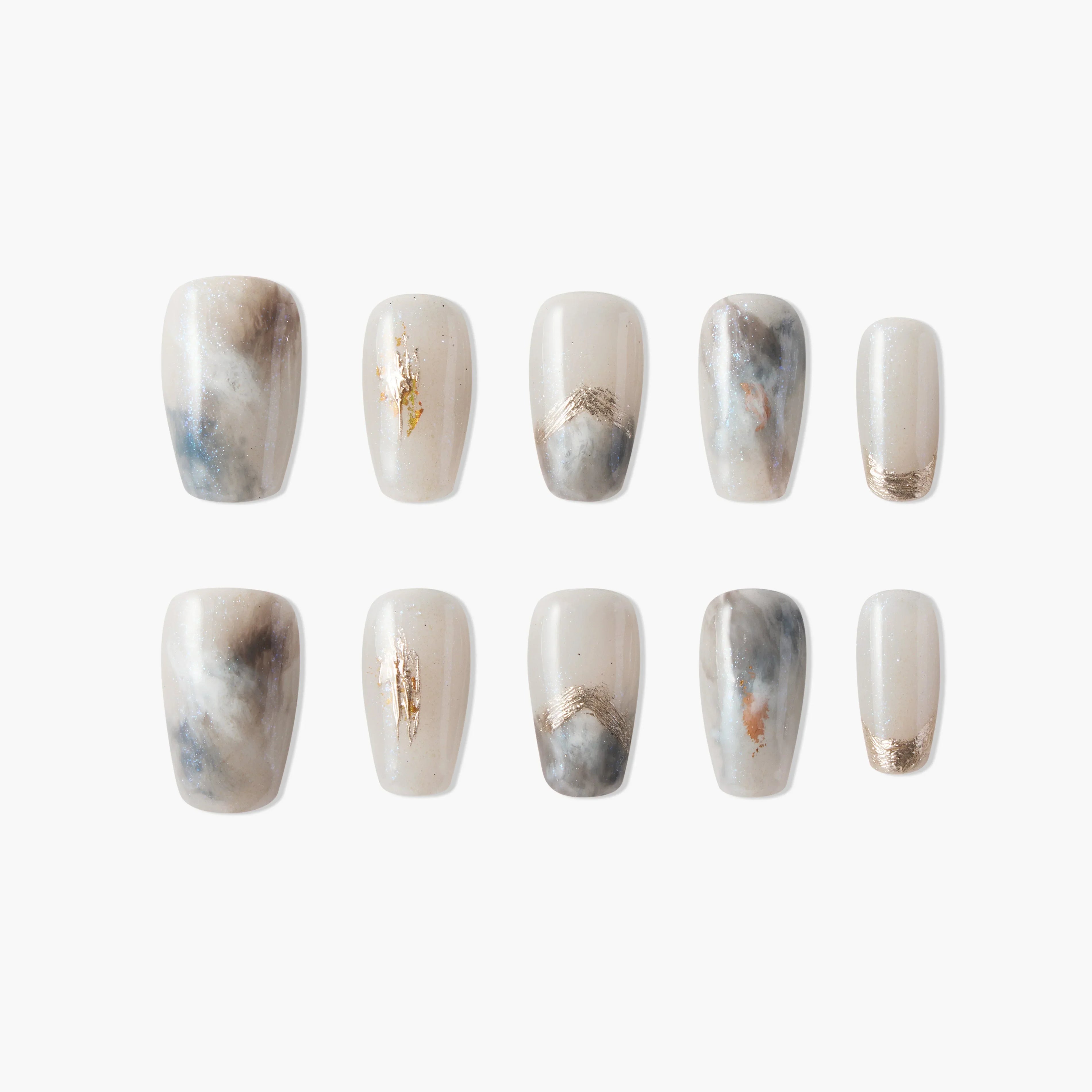 Celestial Marble Emily's Nail