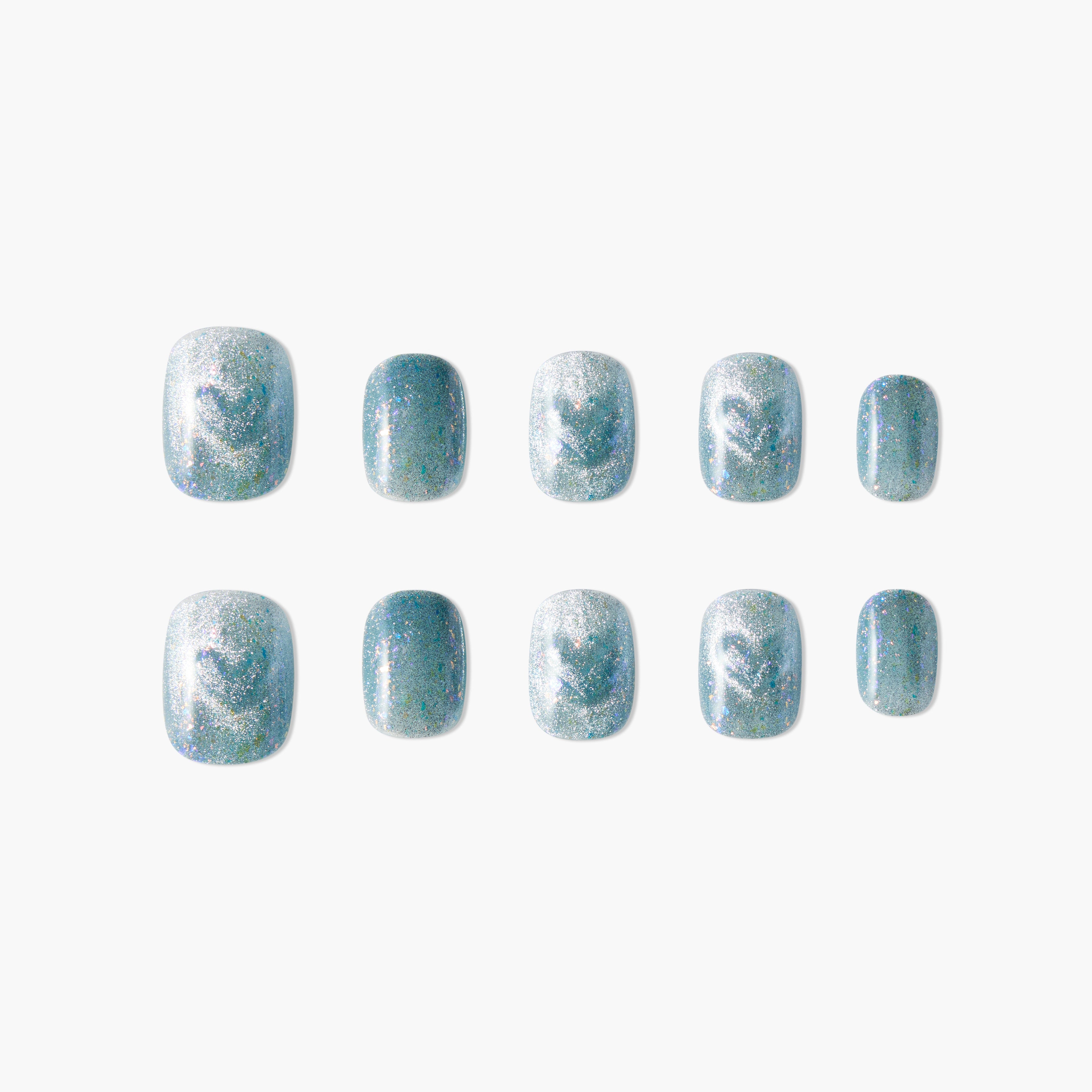 Ocean Mist Sparkle Emily's Nail