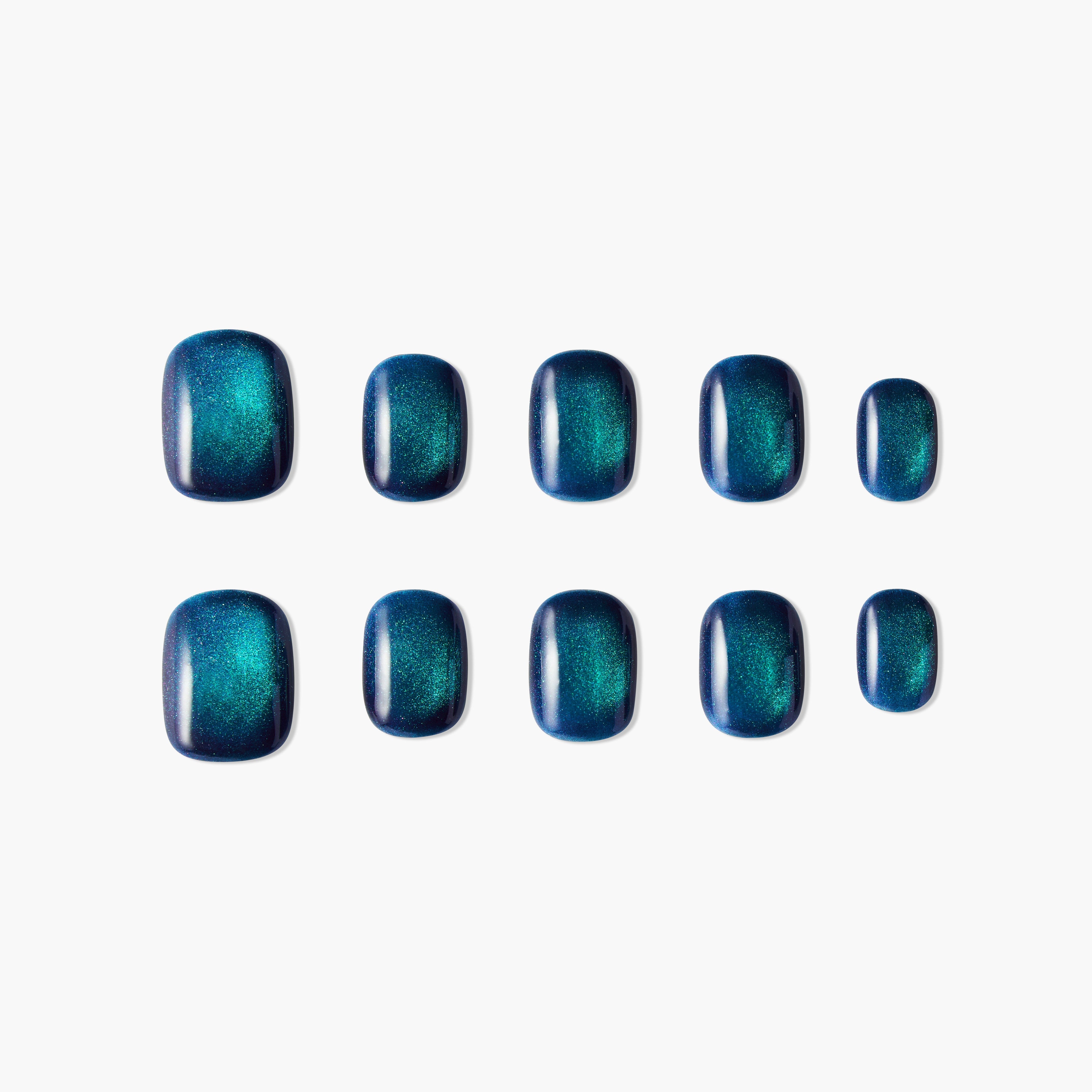 Sapphire Cosmic Glow Emily's Nail