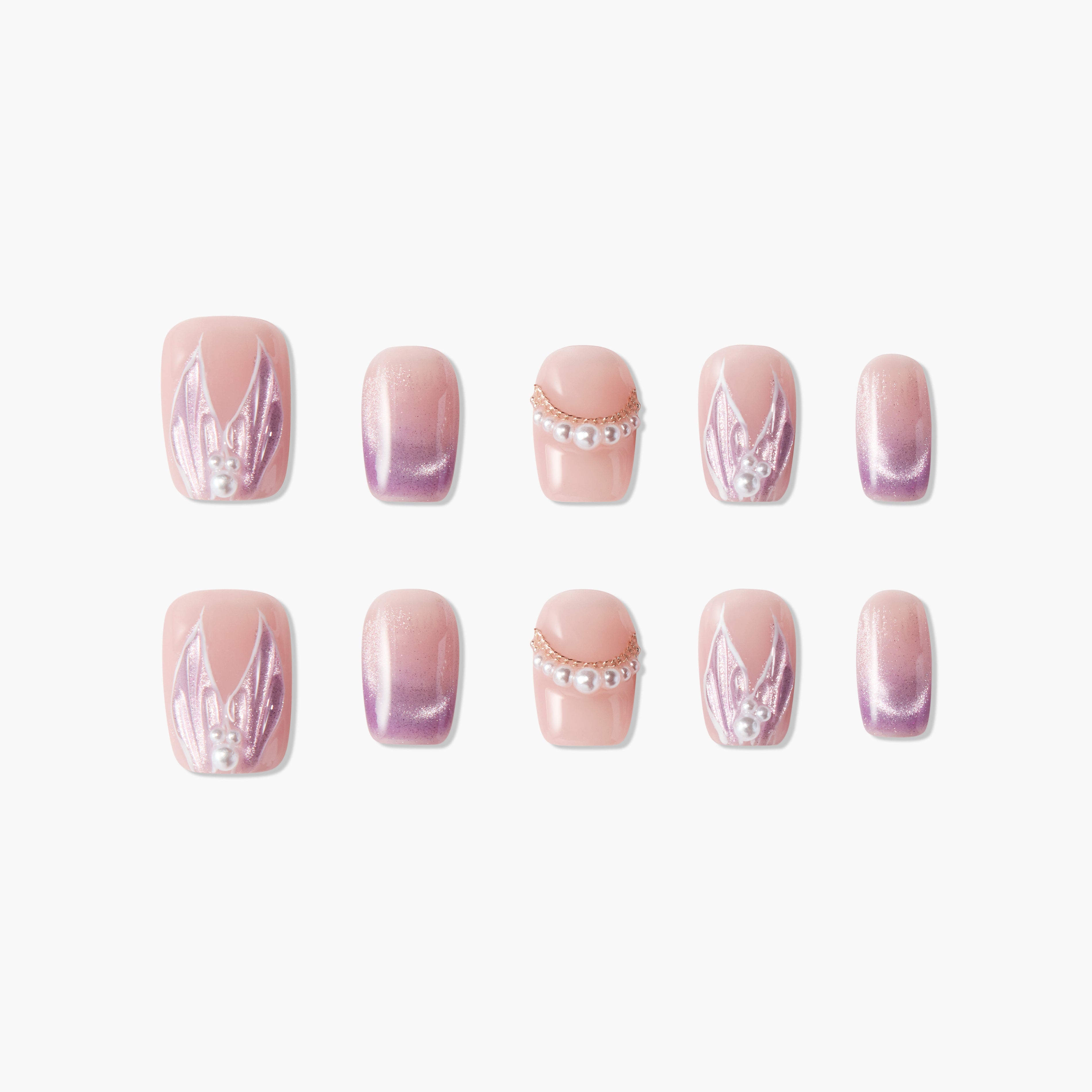 Blush Pearl Elegance Emily's Nail