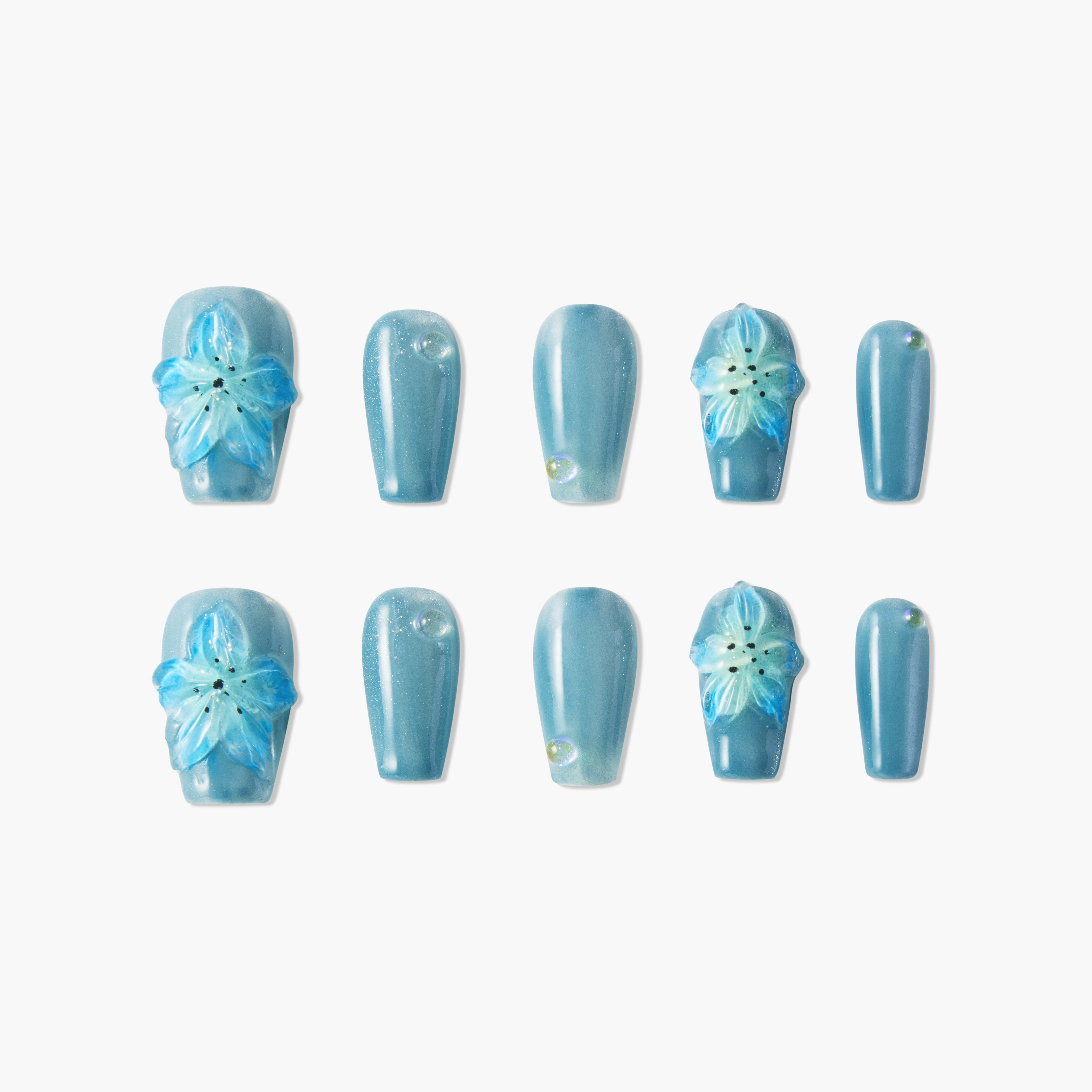 Azure Bloom Emily's Nail