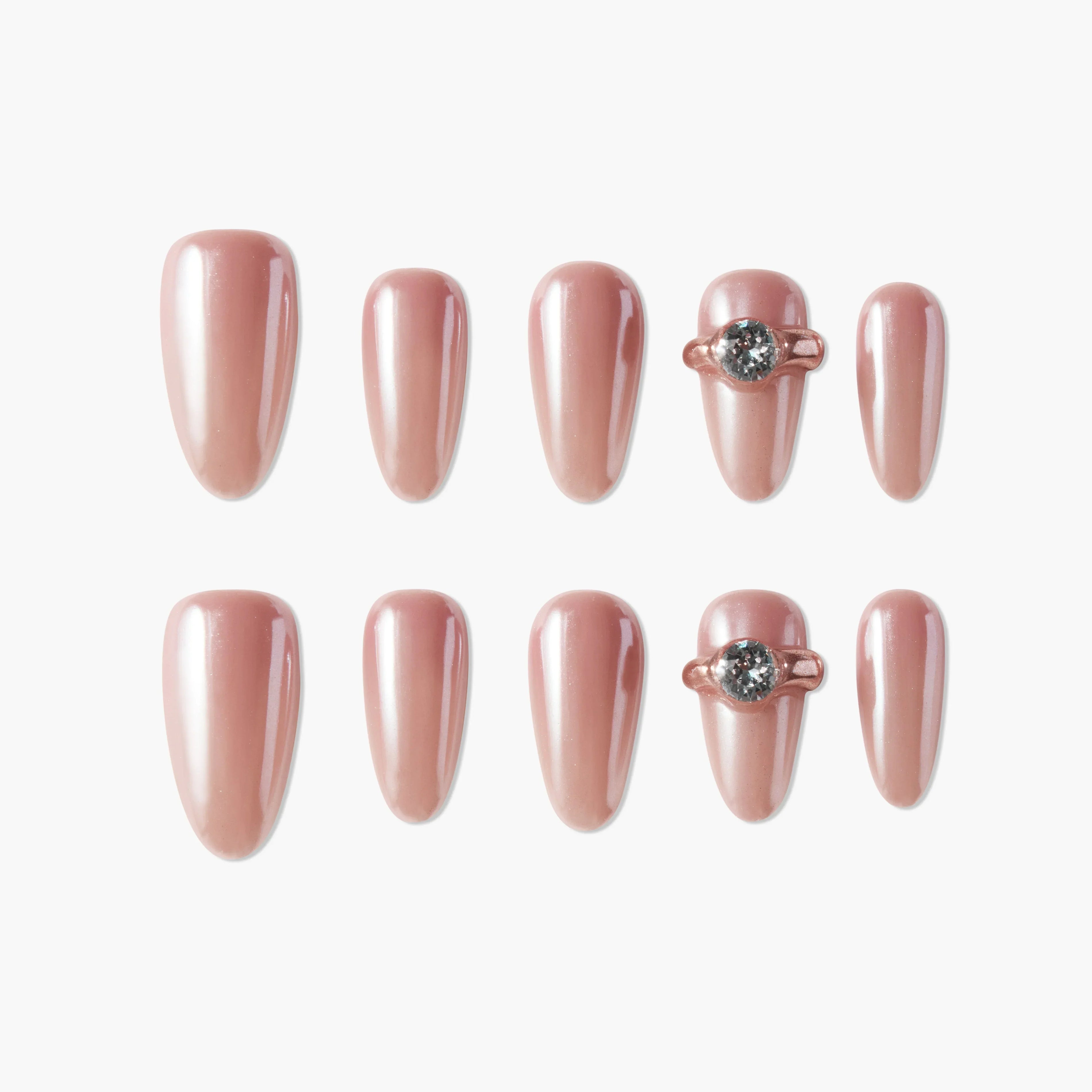 Rose Quartz Grace Emily's Nail