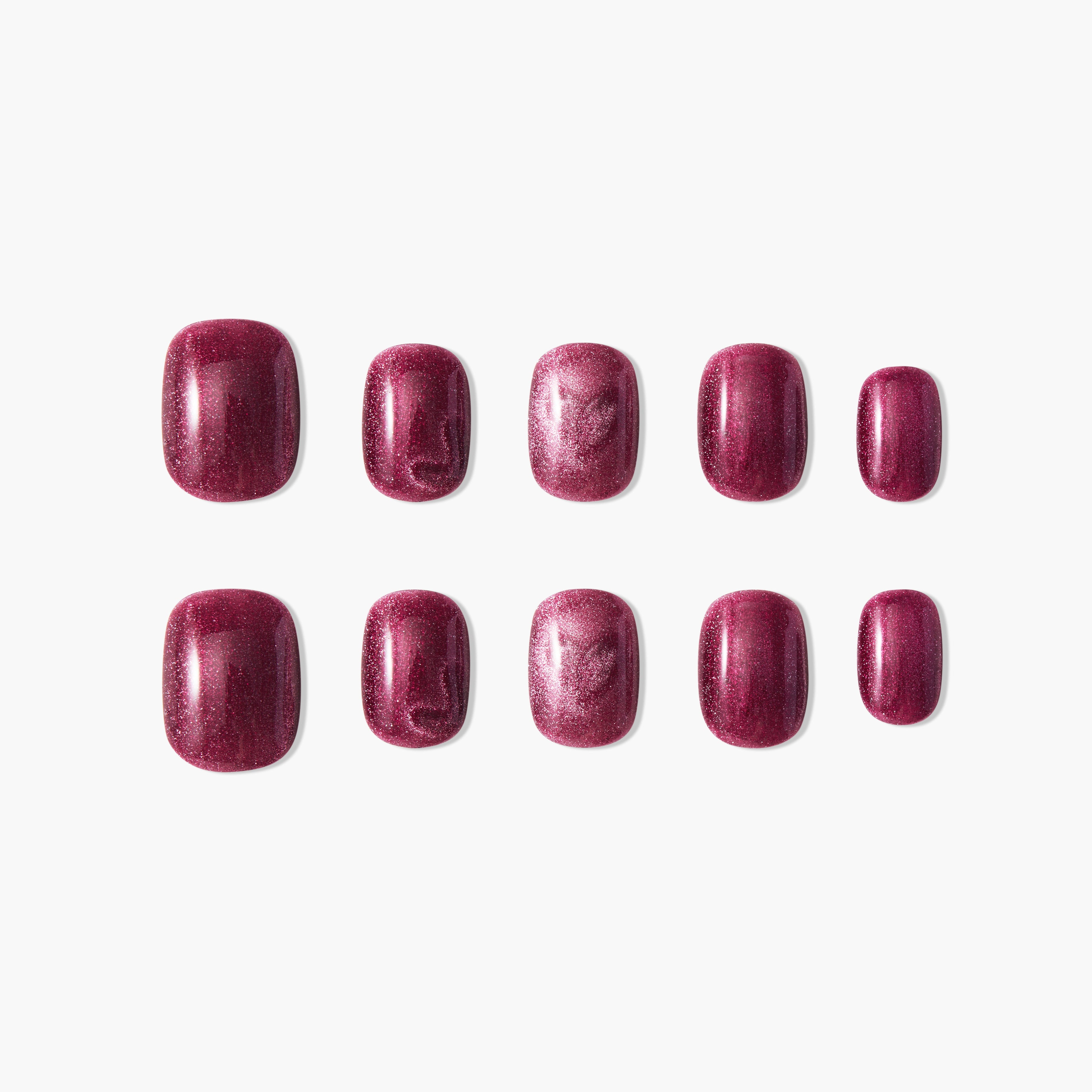 Radiant Ruby Emily's Nail