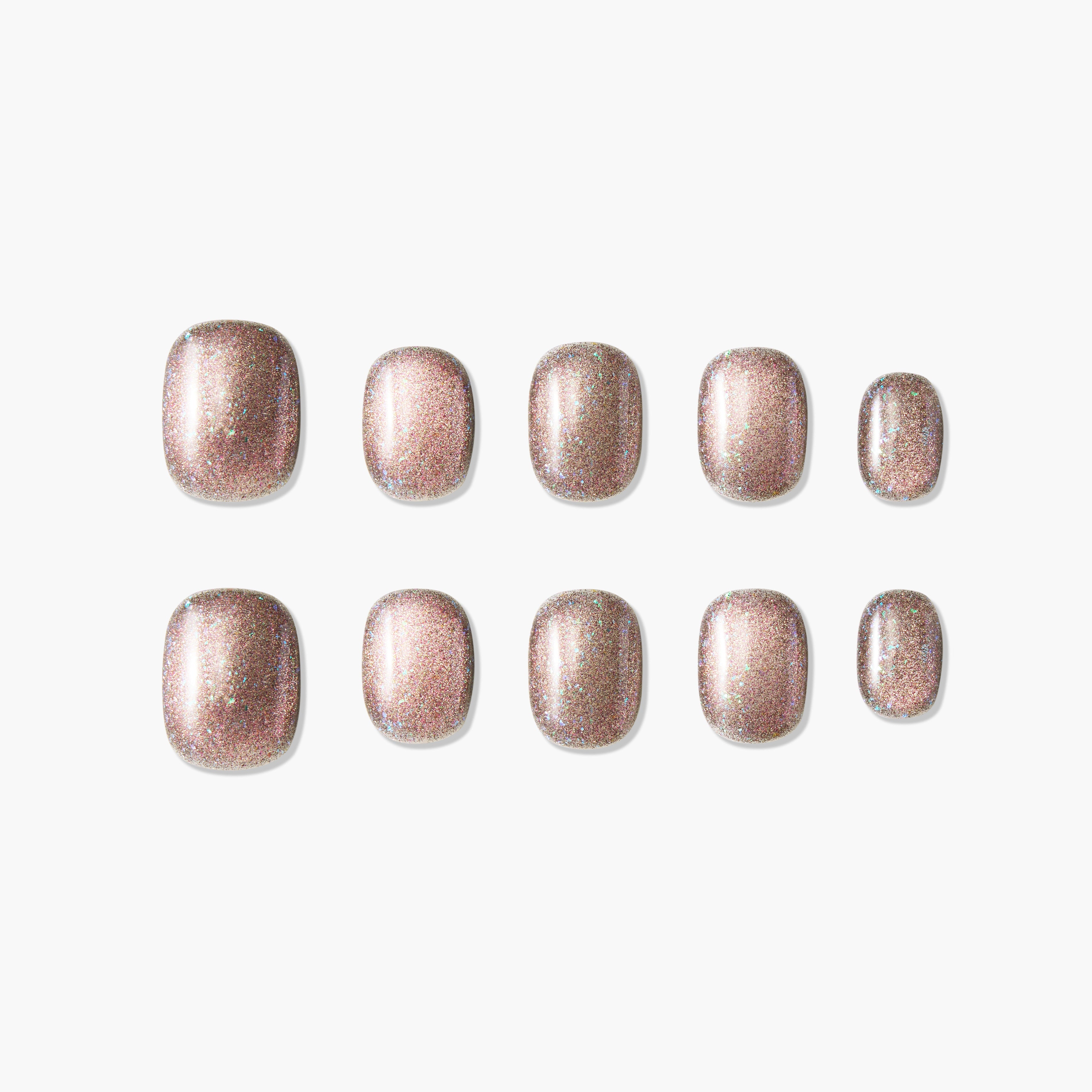 Rose Quartz Sparkle Emily's Nail