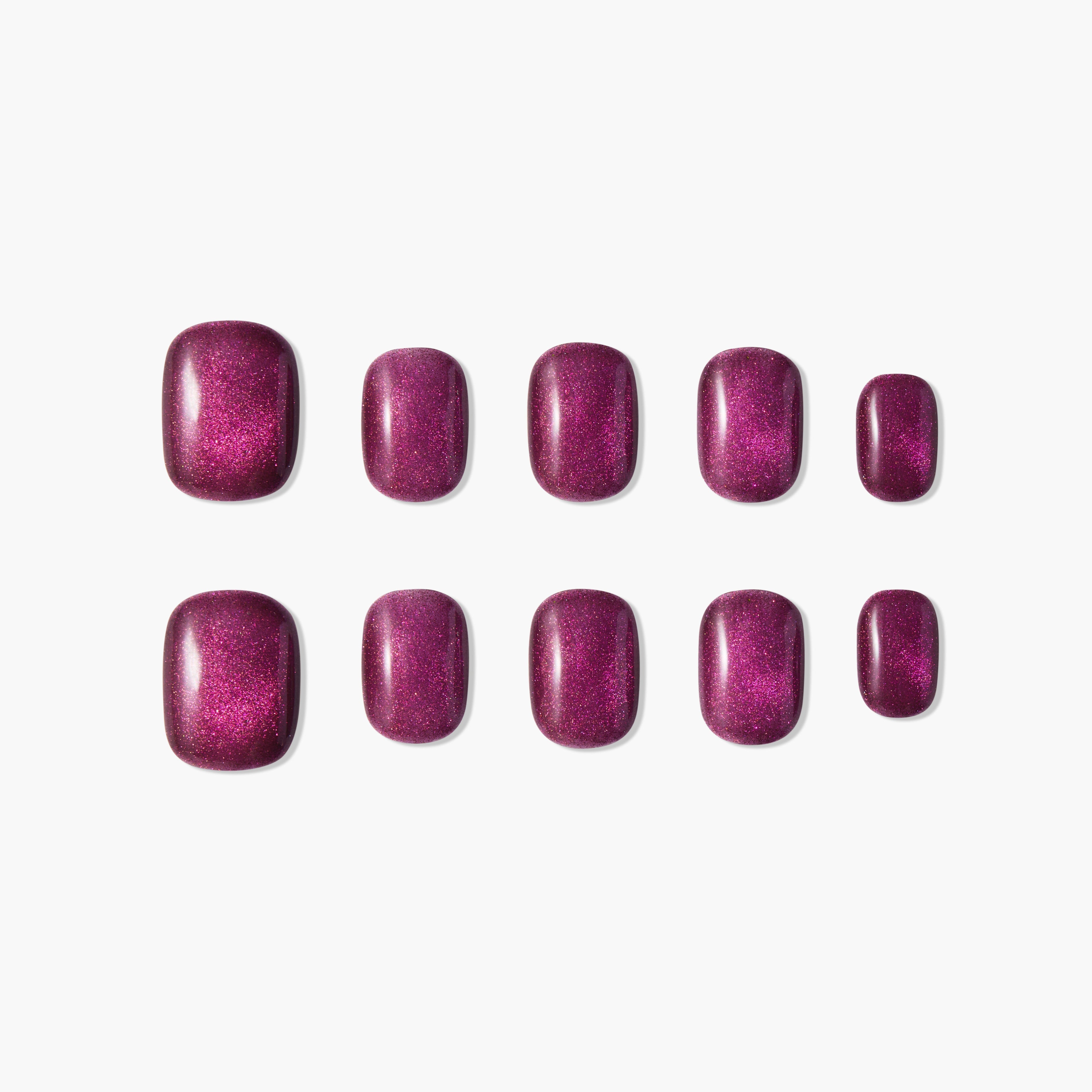 Amethyst Wine Shimmer Emily's Nail