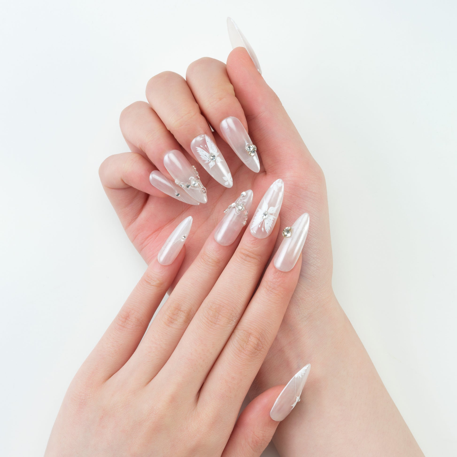 Ethereal Floral Butterfly Emily's Nail