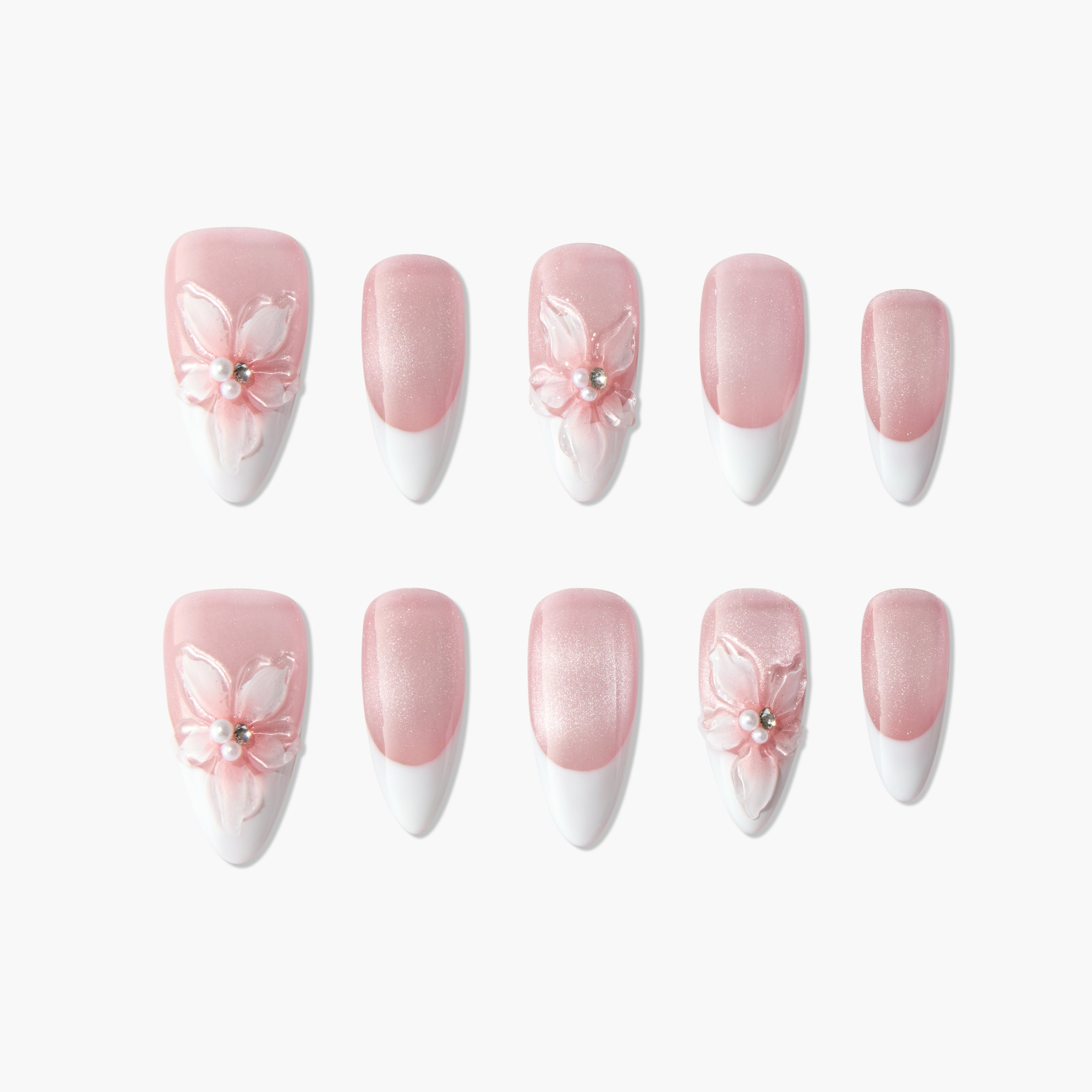 Sakura Romance (Almond) Emily's Nail