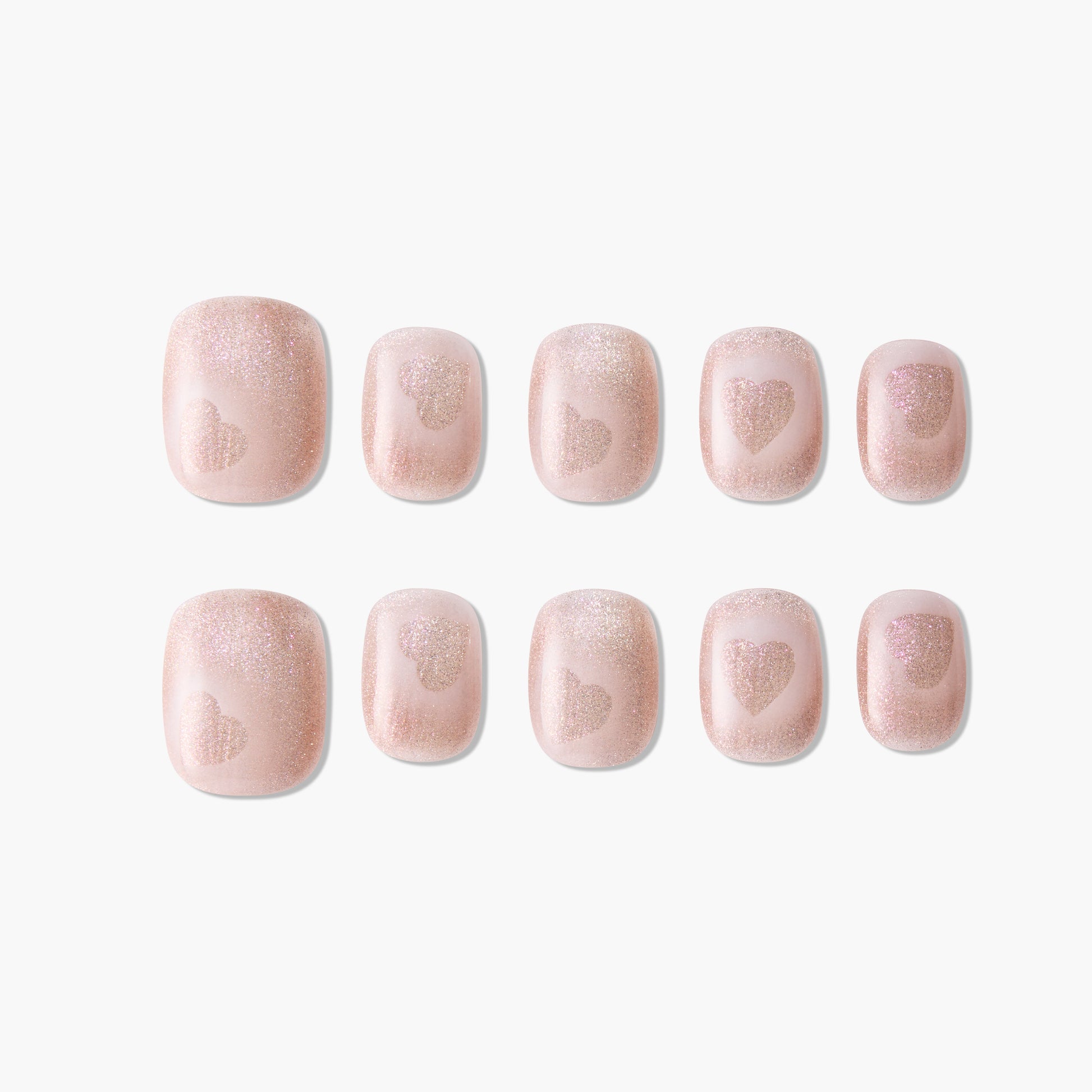 Heartfelt Pink Glow Emily’s Nail