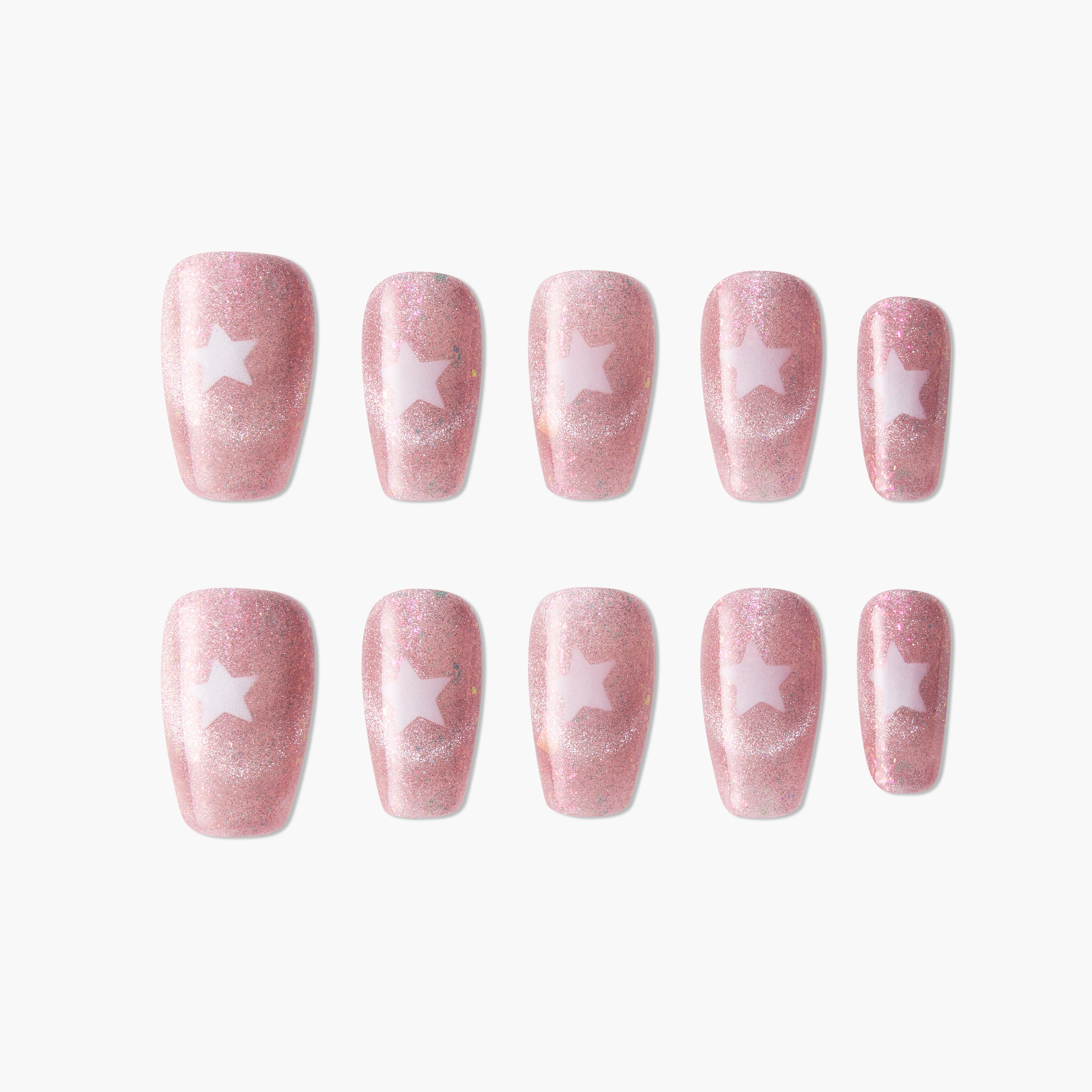 Starry Dream Pink Glow Emily's Nail