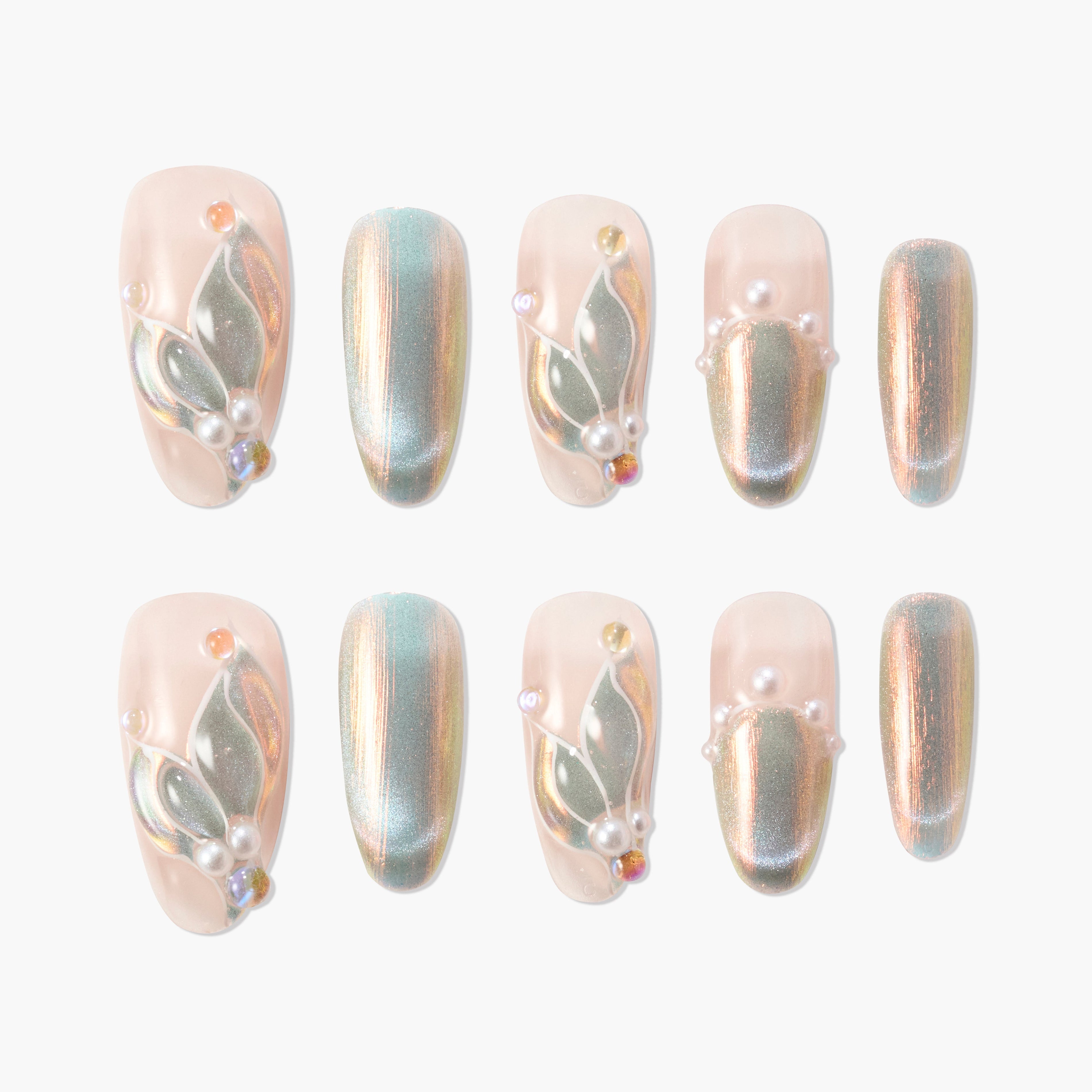 Iridescent Petals Emily’s Nail