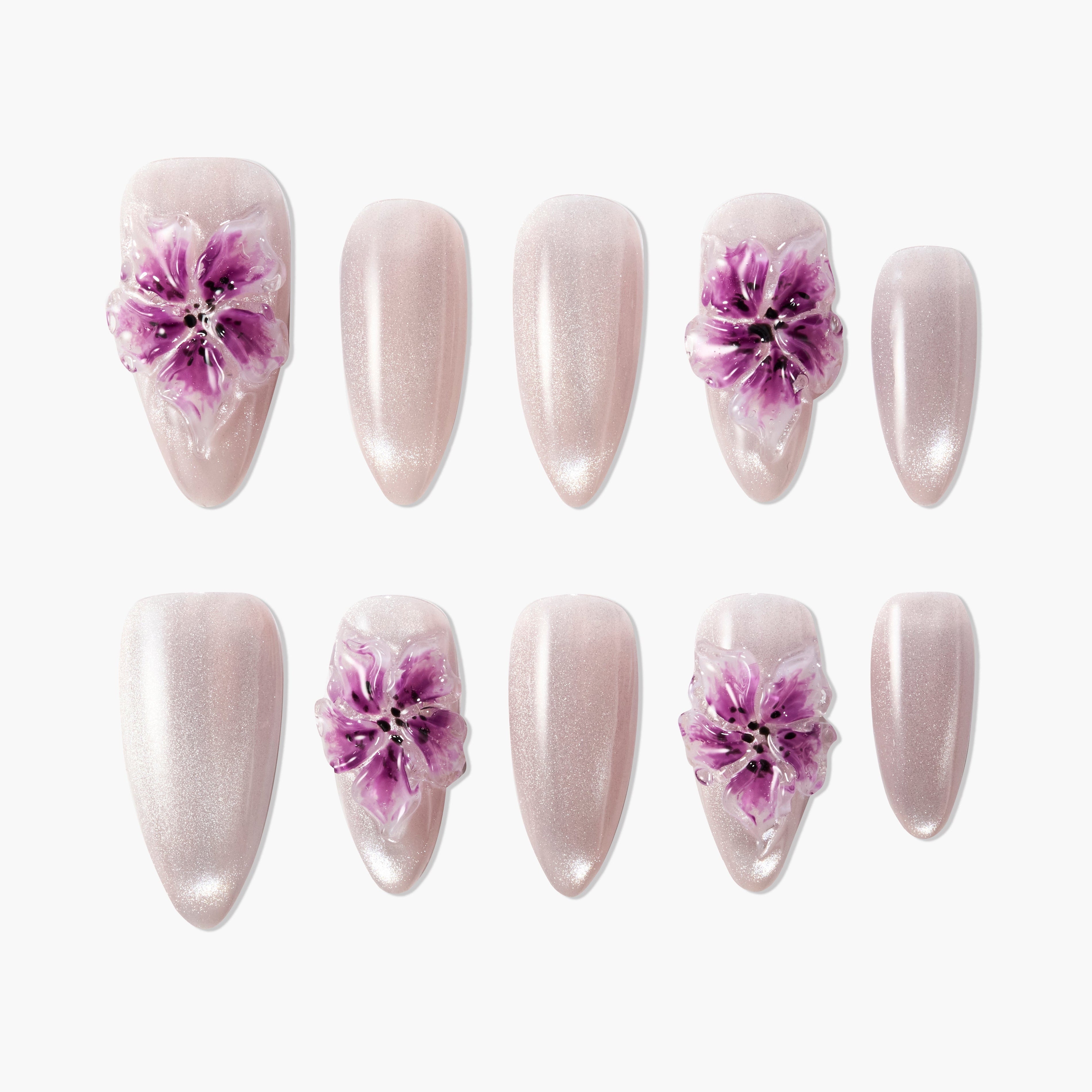 Purple Blossom Whisper Emily’s Nail