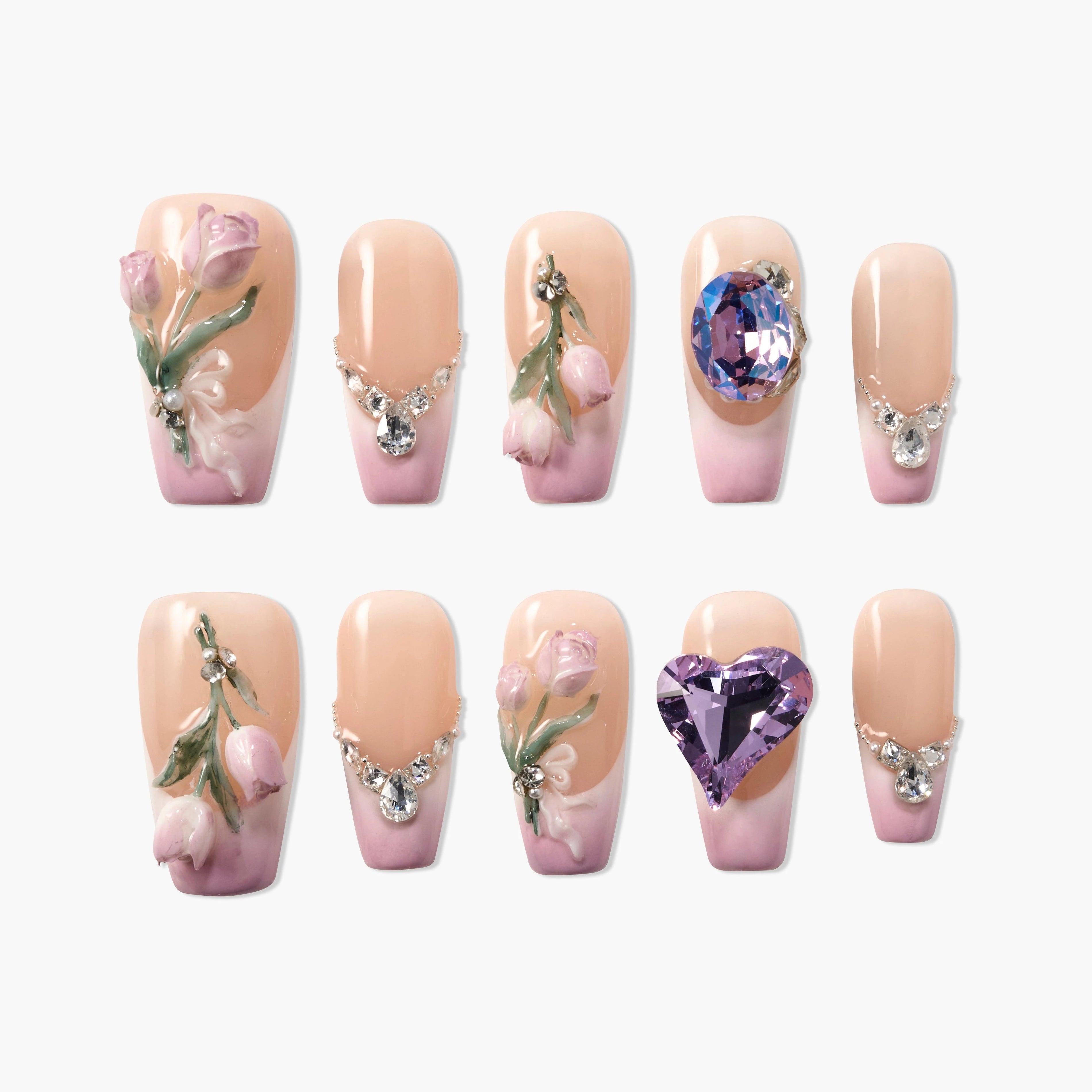 Amethyst Rose Emily’s Nail