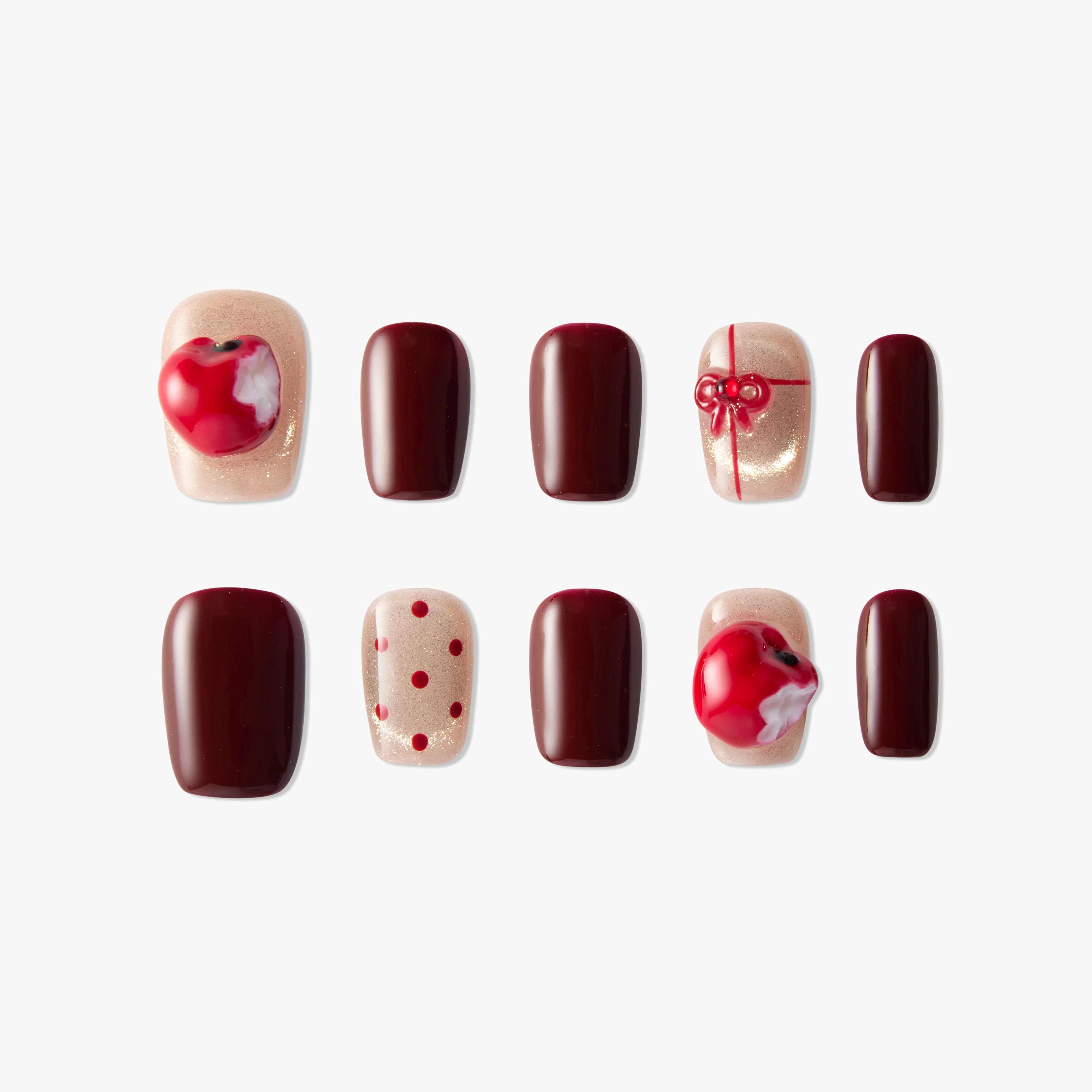 Apple Amour (Square) Emily's Nail