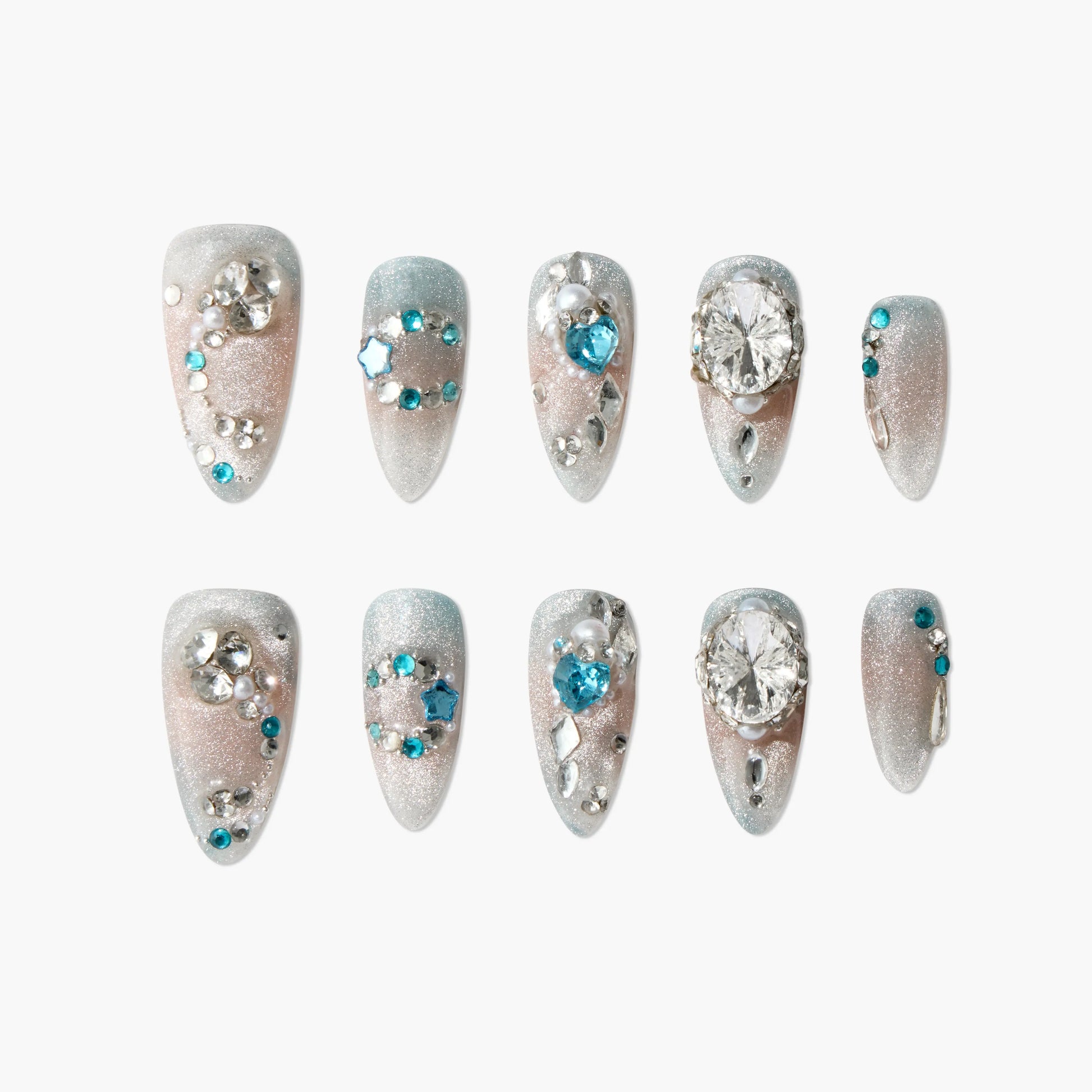 Arctic Ocean Sparkle Emily's Nail