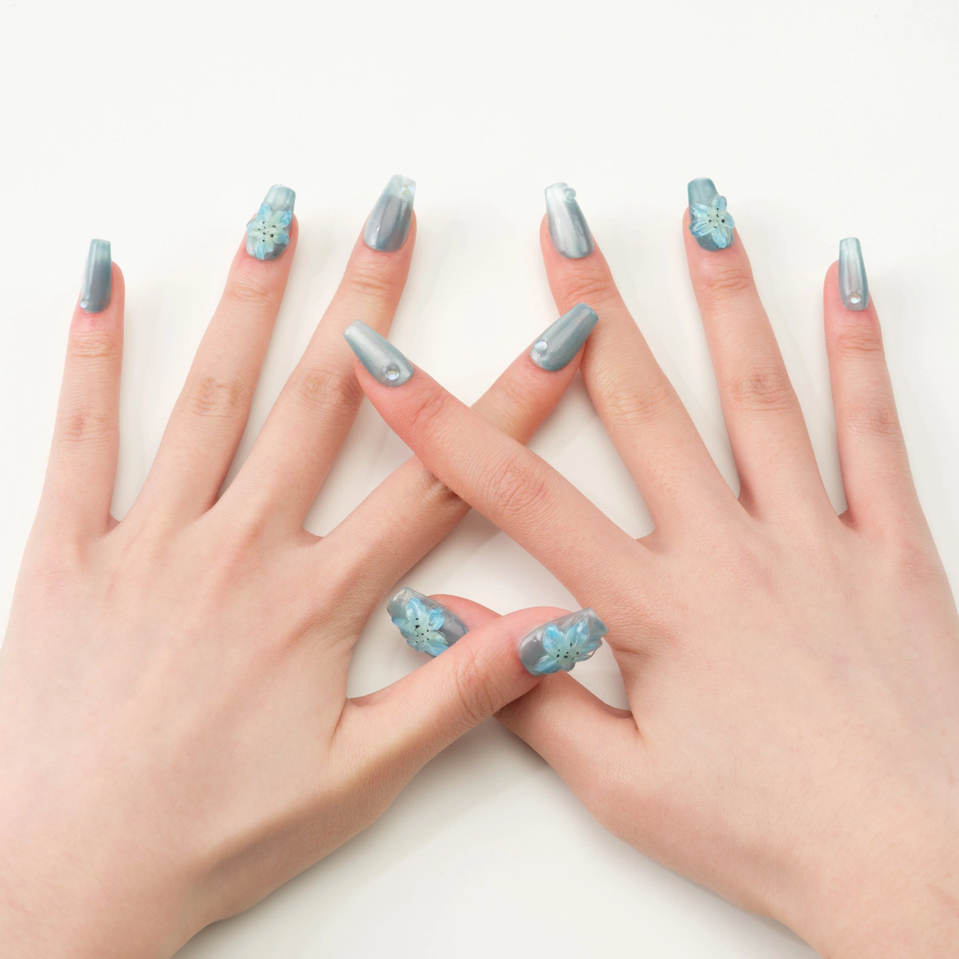 Azure Bloom Emily's Nail