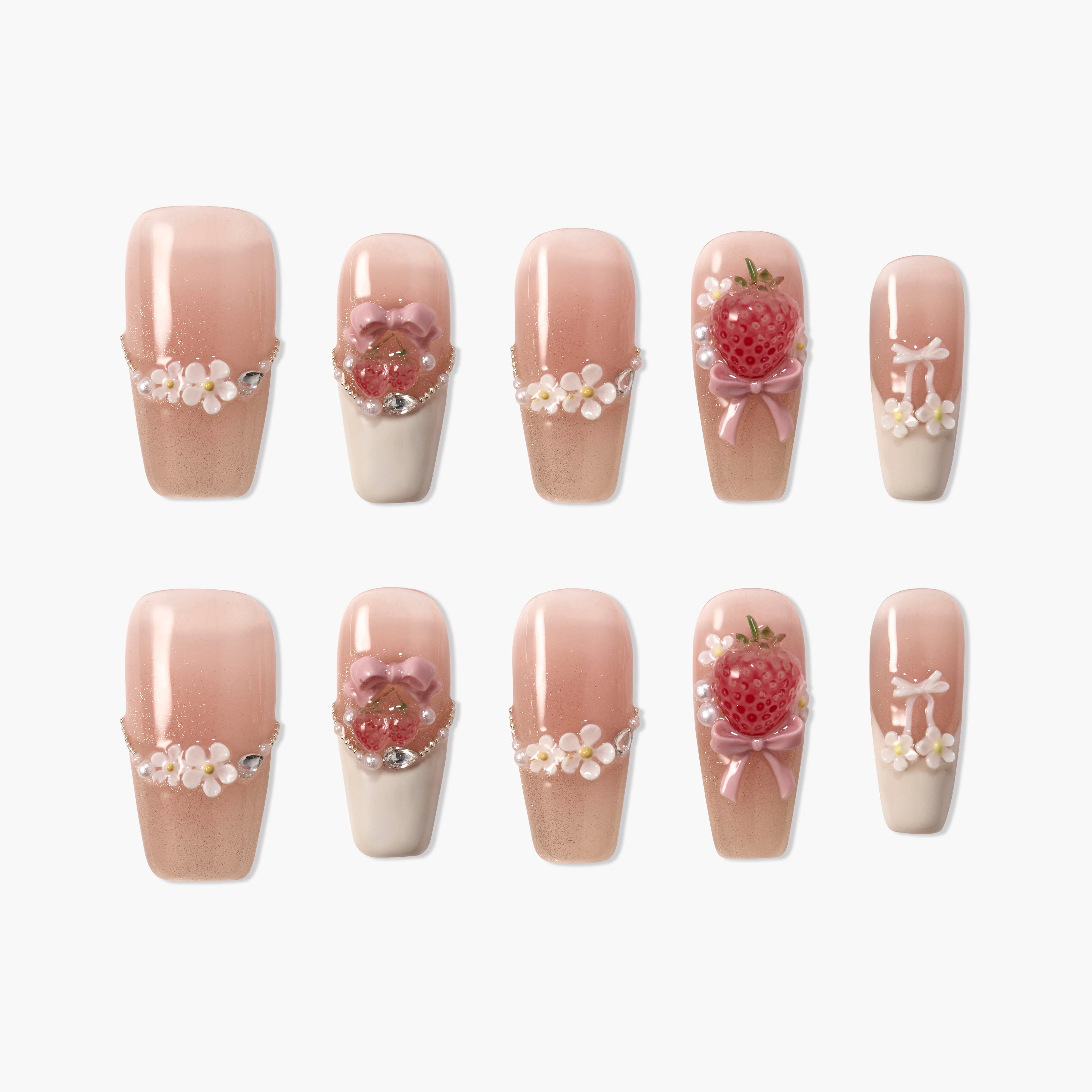 Berry Blossom Bow Emily’s Nail