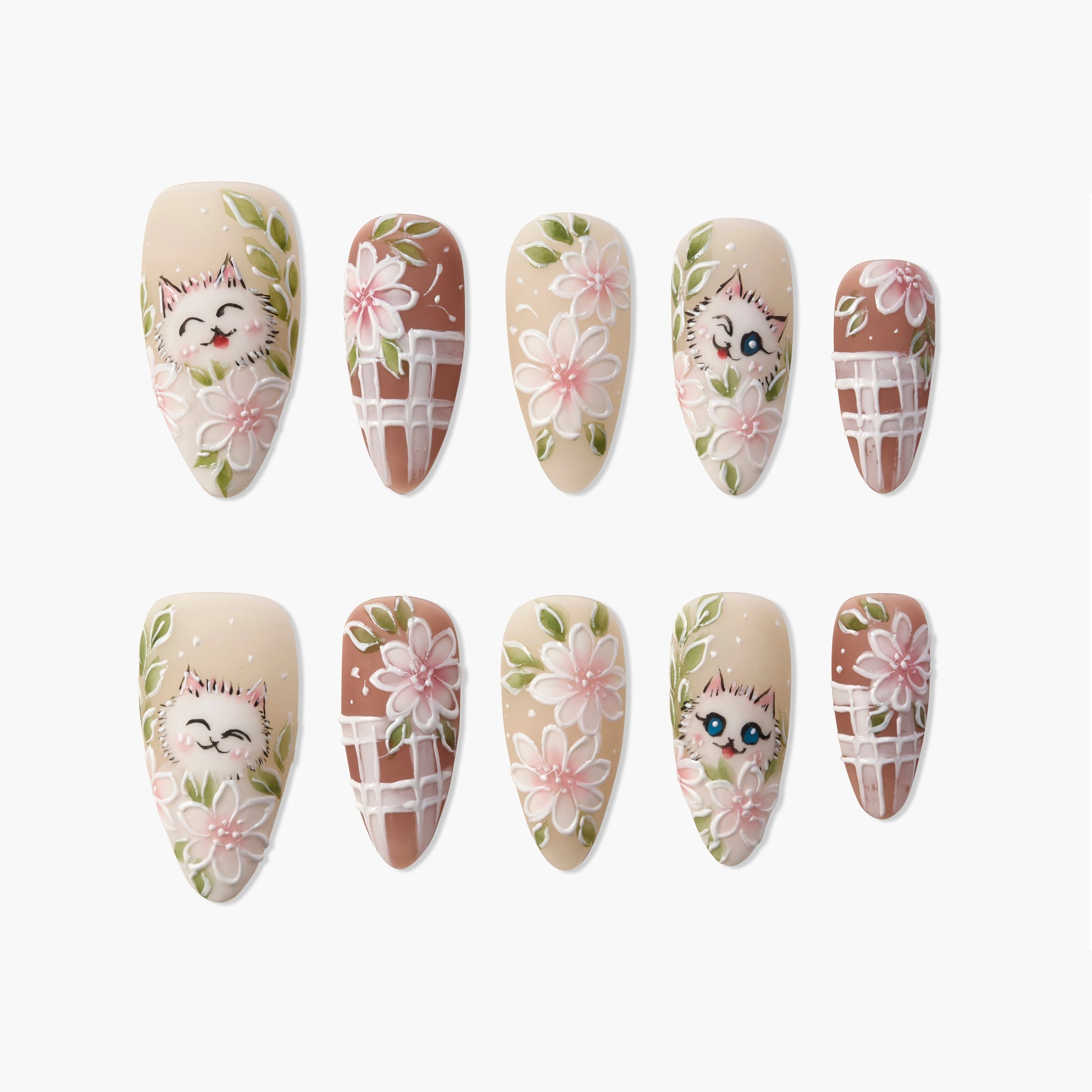 Blooming Kitty Garden Emily’s Nail