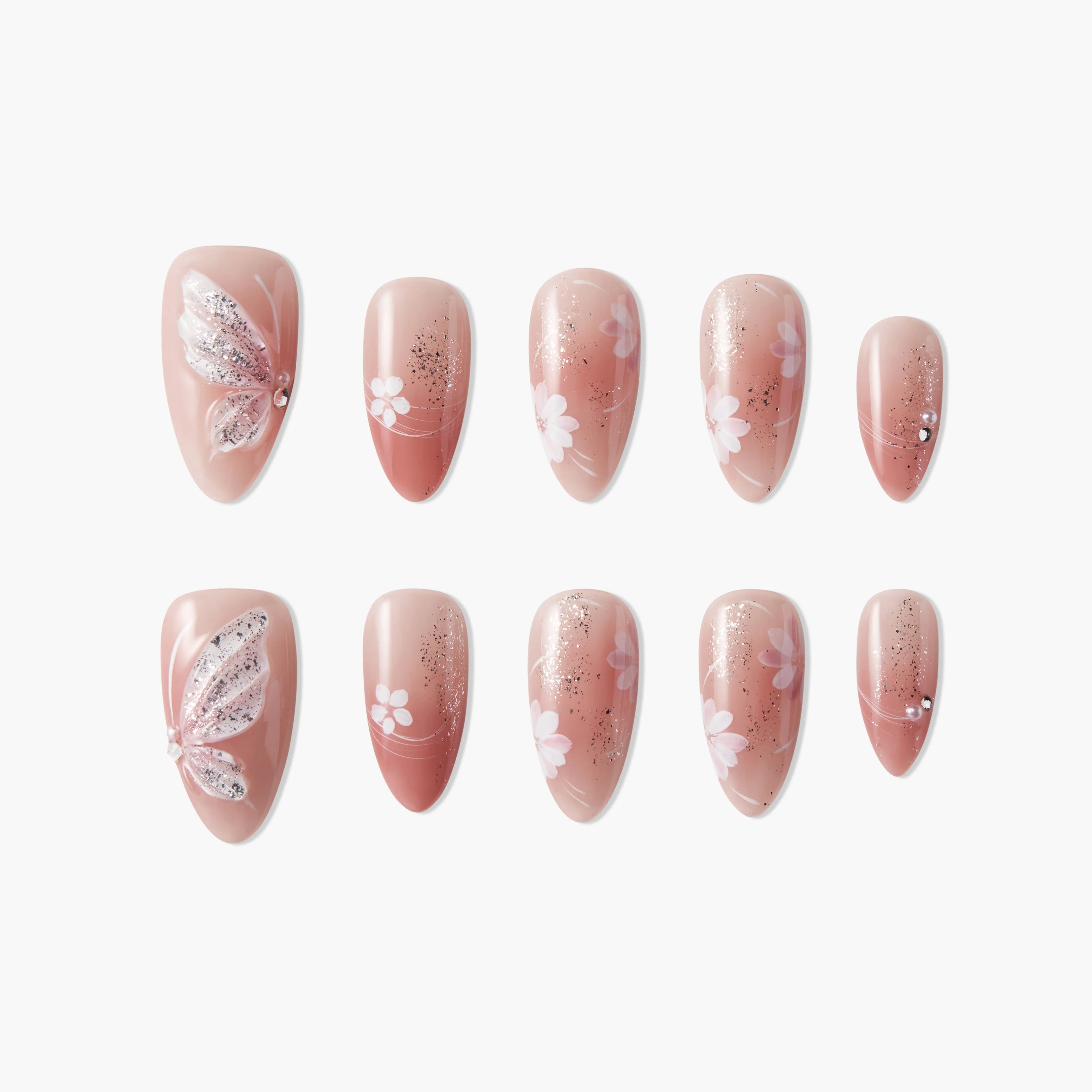 Blossoming Grace Emily's Nail