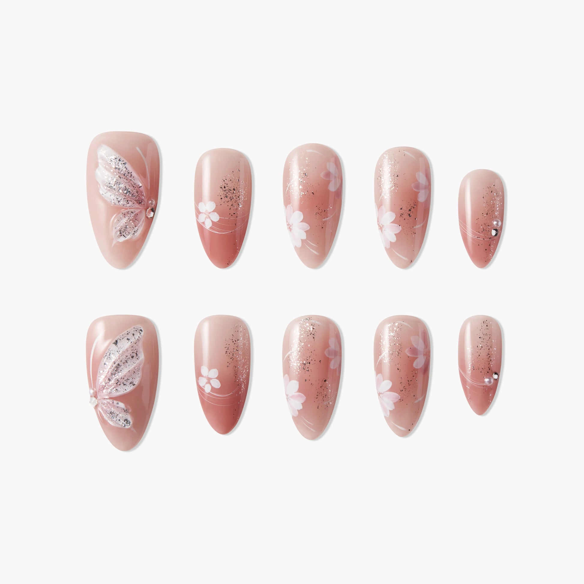 Blossoming Grace Emily's Nail