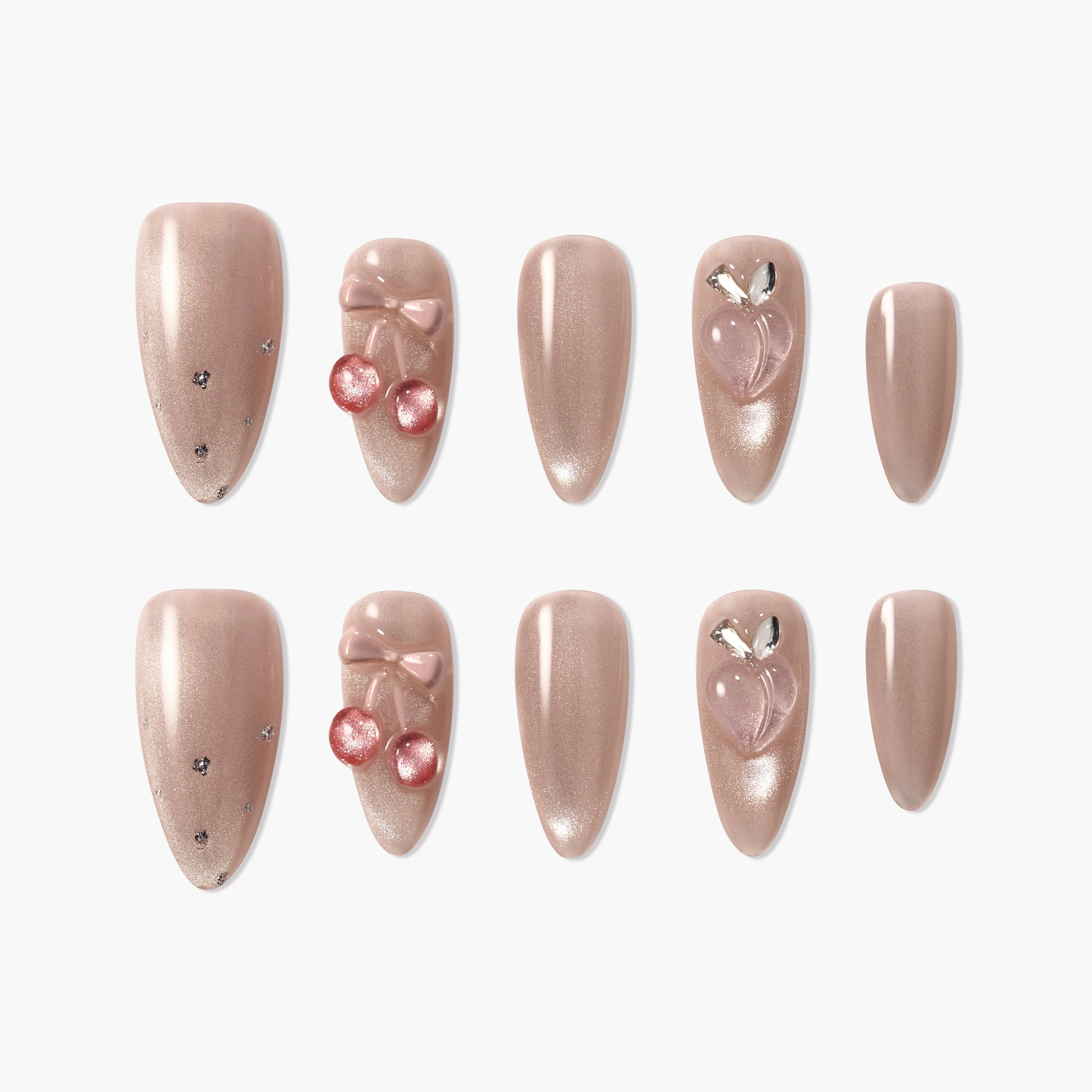 Blush Cherry Pearl Emily’s Nail