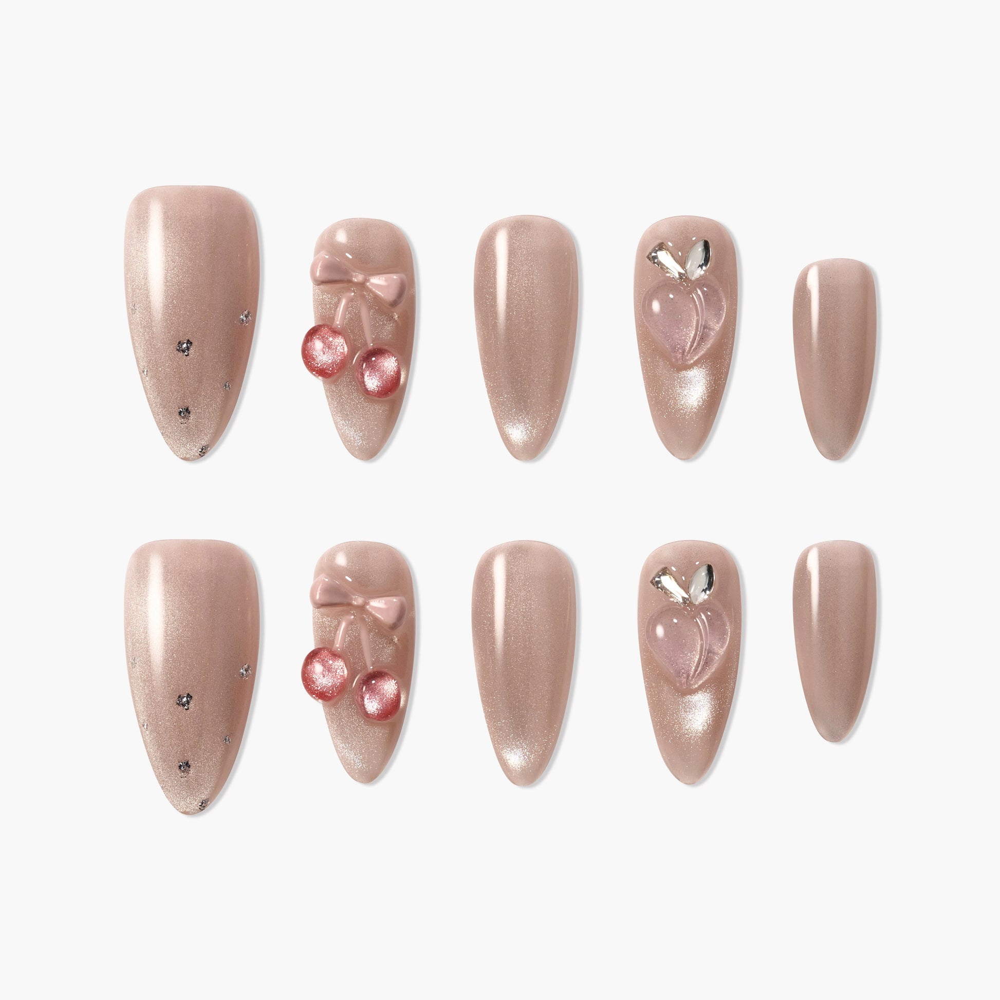 Blush Cherry Pearl Emily’s Nail