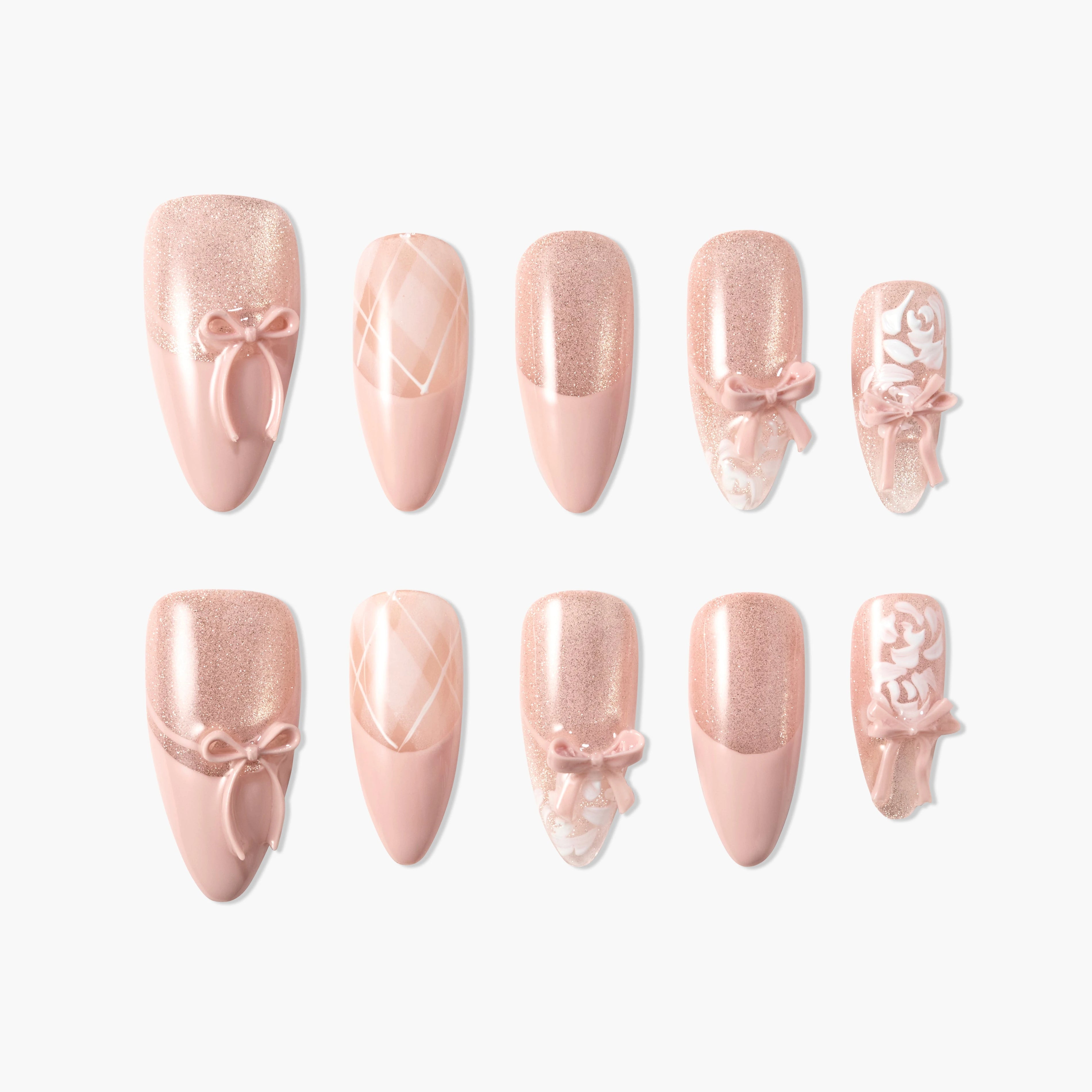 Blush Gold Tale Emily’s Nail