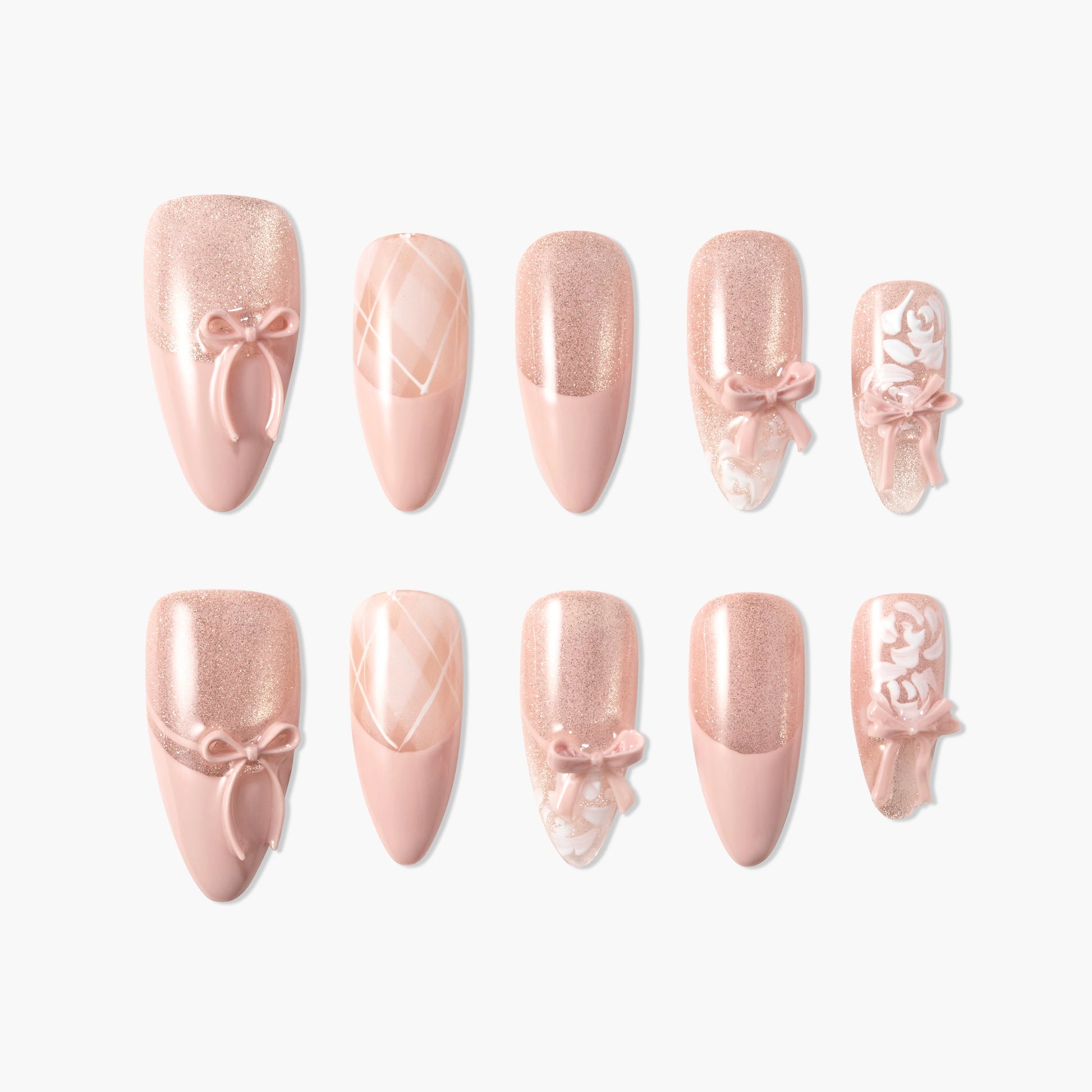 Blush Gold Tale Emily’s Nail