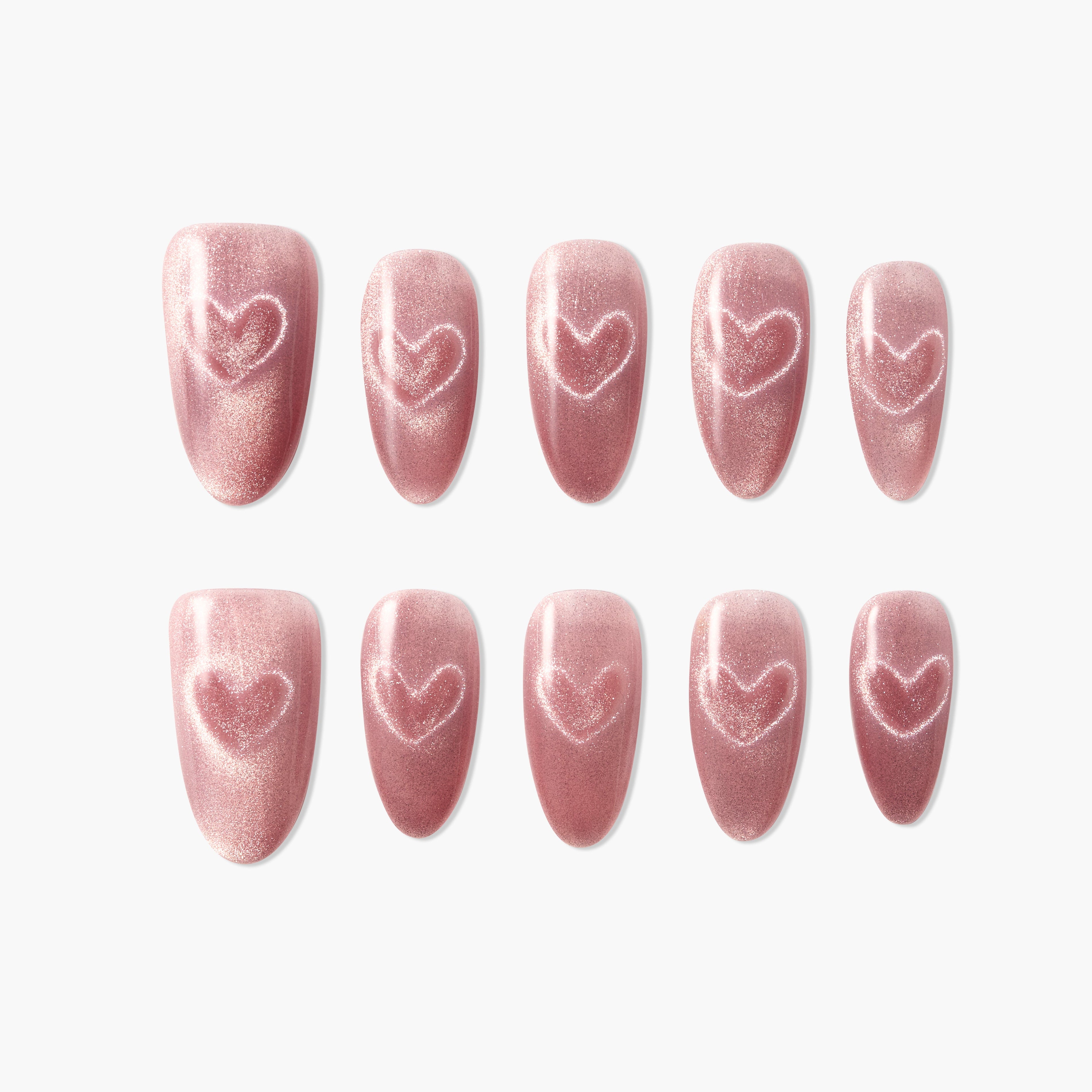 Blushing Heart Emily's Nail