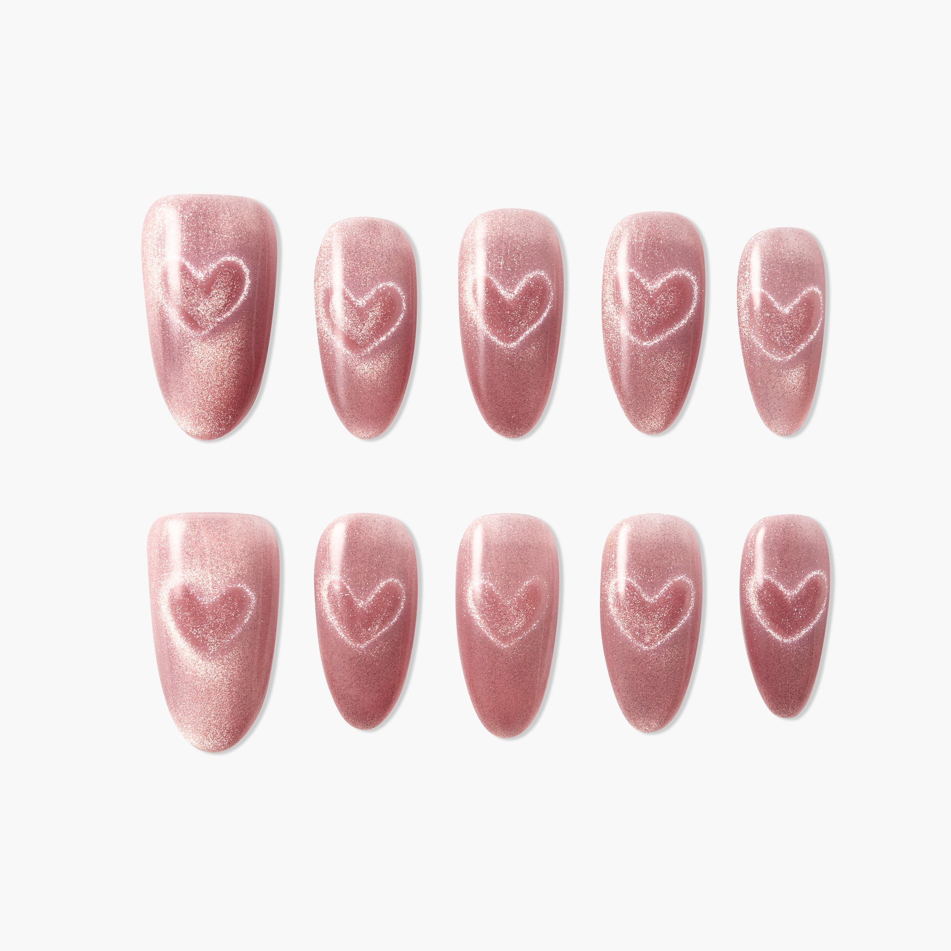 Blushing Heart Emily's Nail