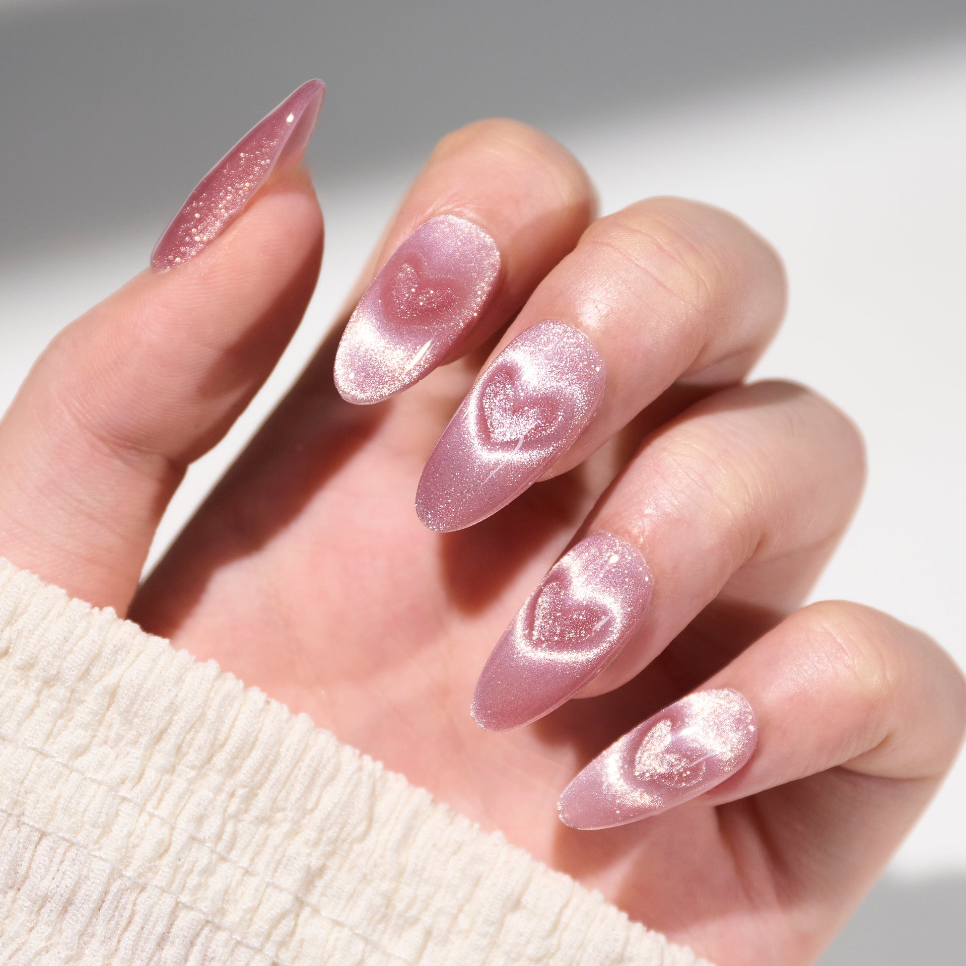 Blushing Heart Emily's Nail