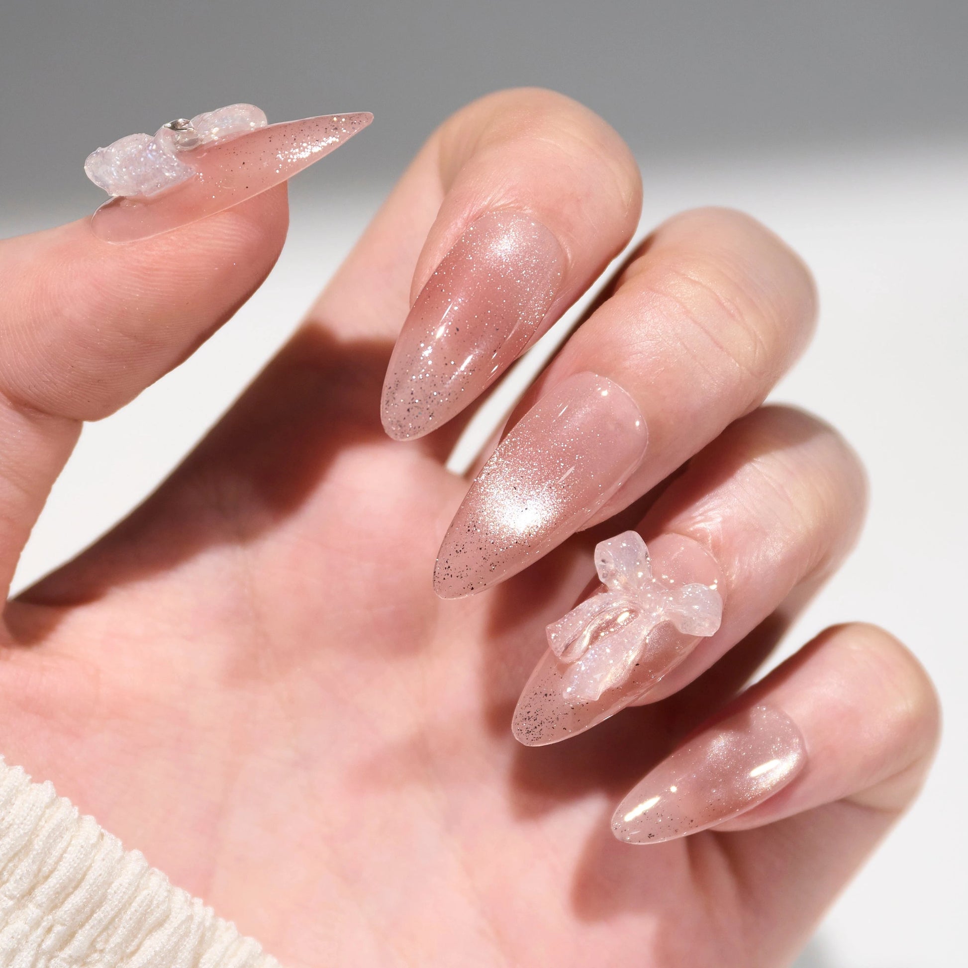 Blushing Ribbon Emily’s Nail