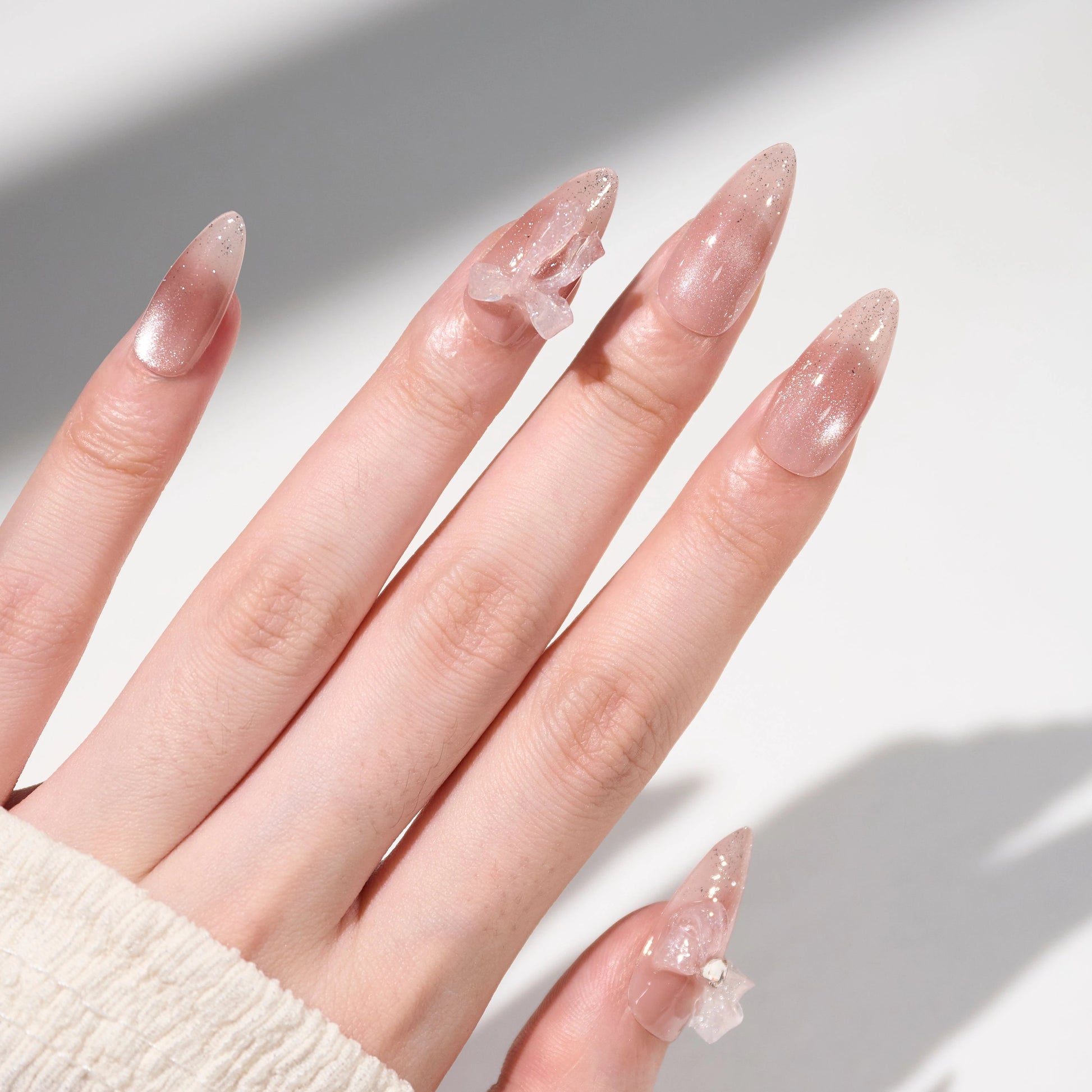 Blushing Ribbon Emily’s Nail