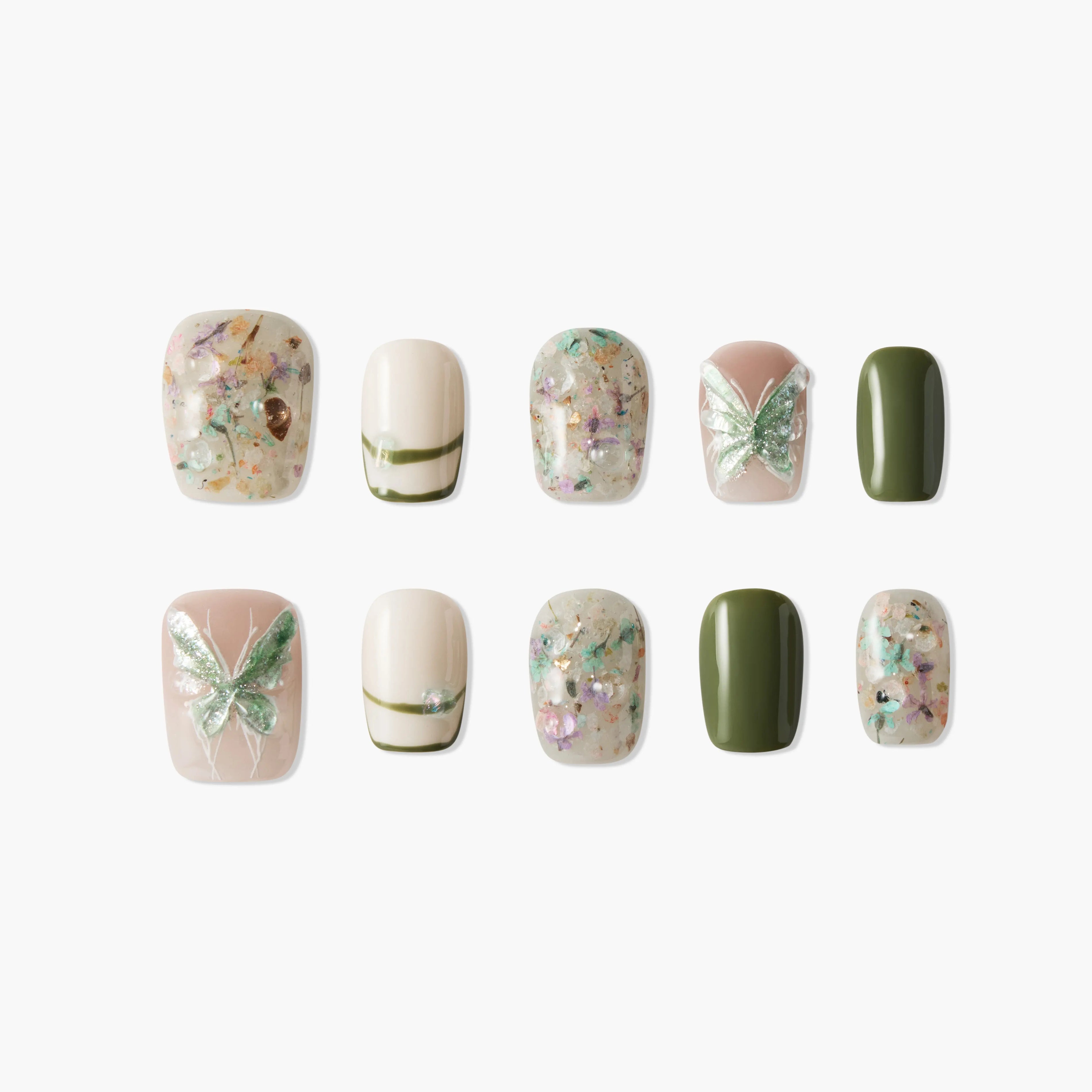 Butterfly Garden Emily's Nail