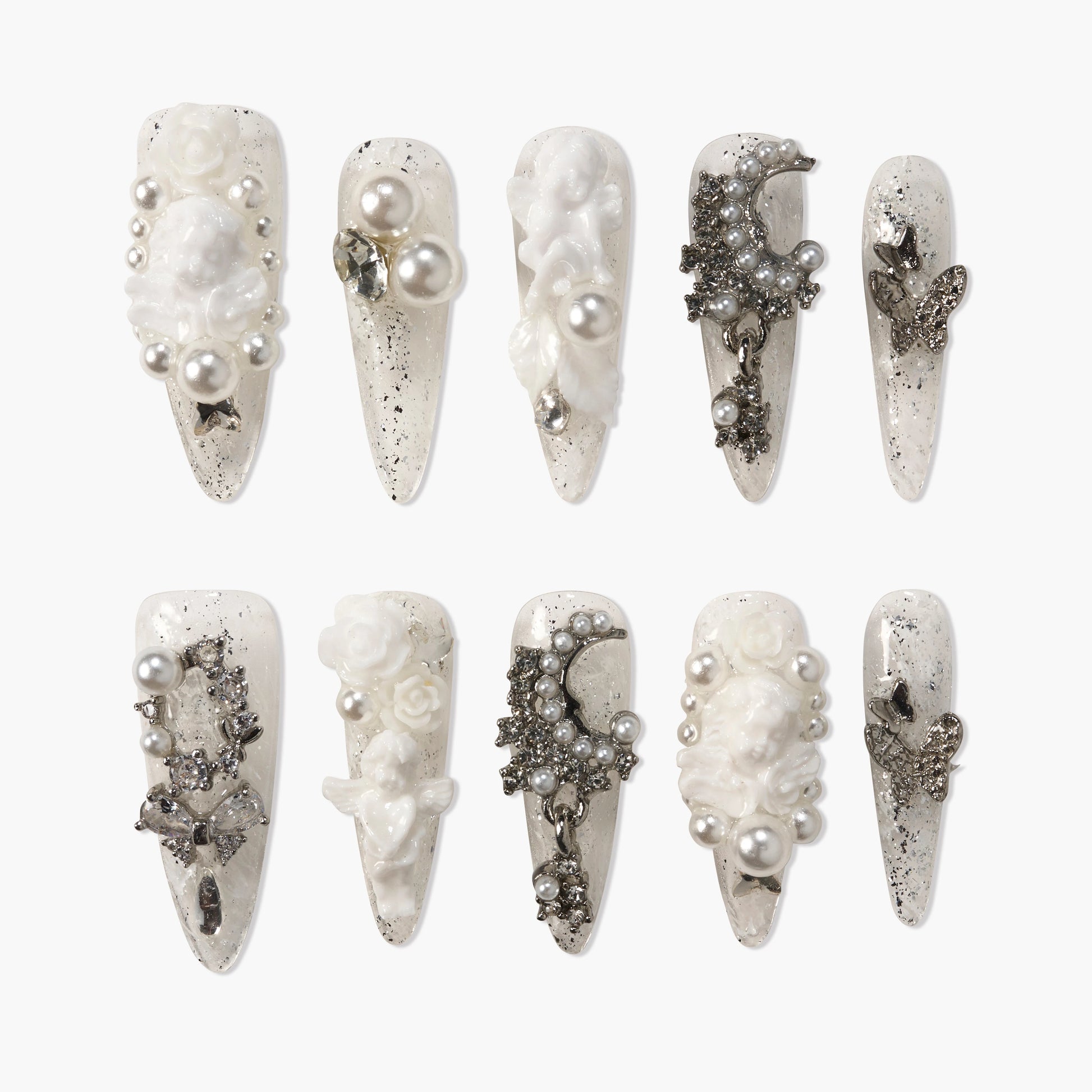 Celestial Angel Carving Emily's Nail