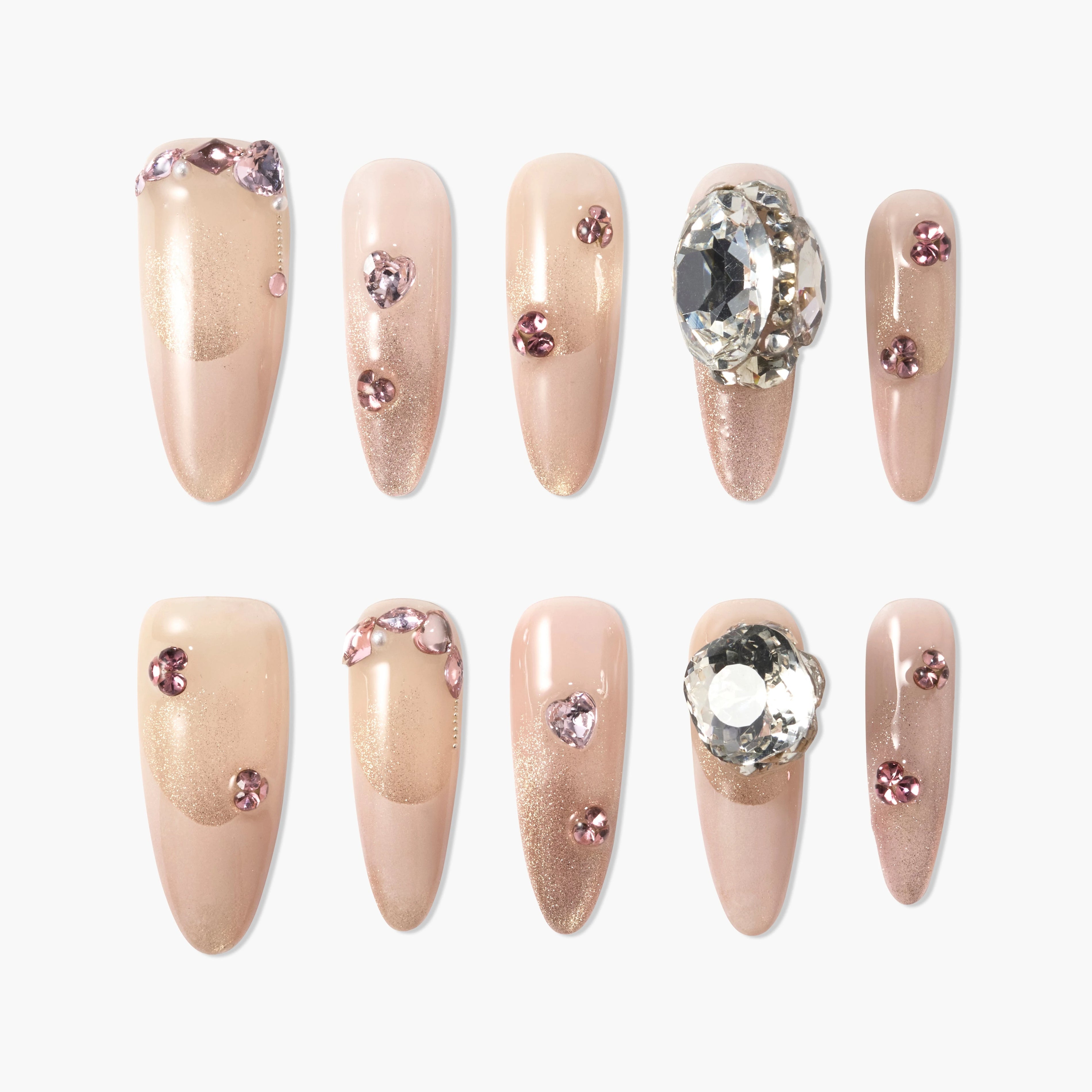 Champagne Stardust Emily's Nail