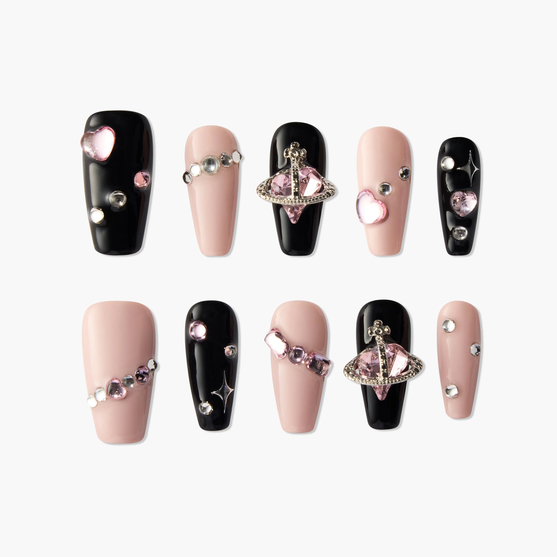 Charming Starry Heart Emily's Nail