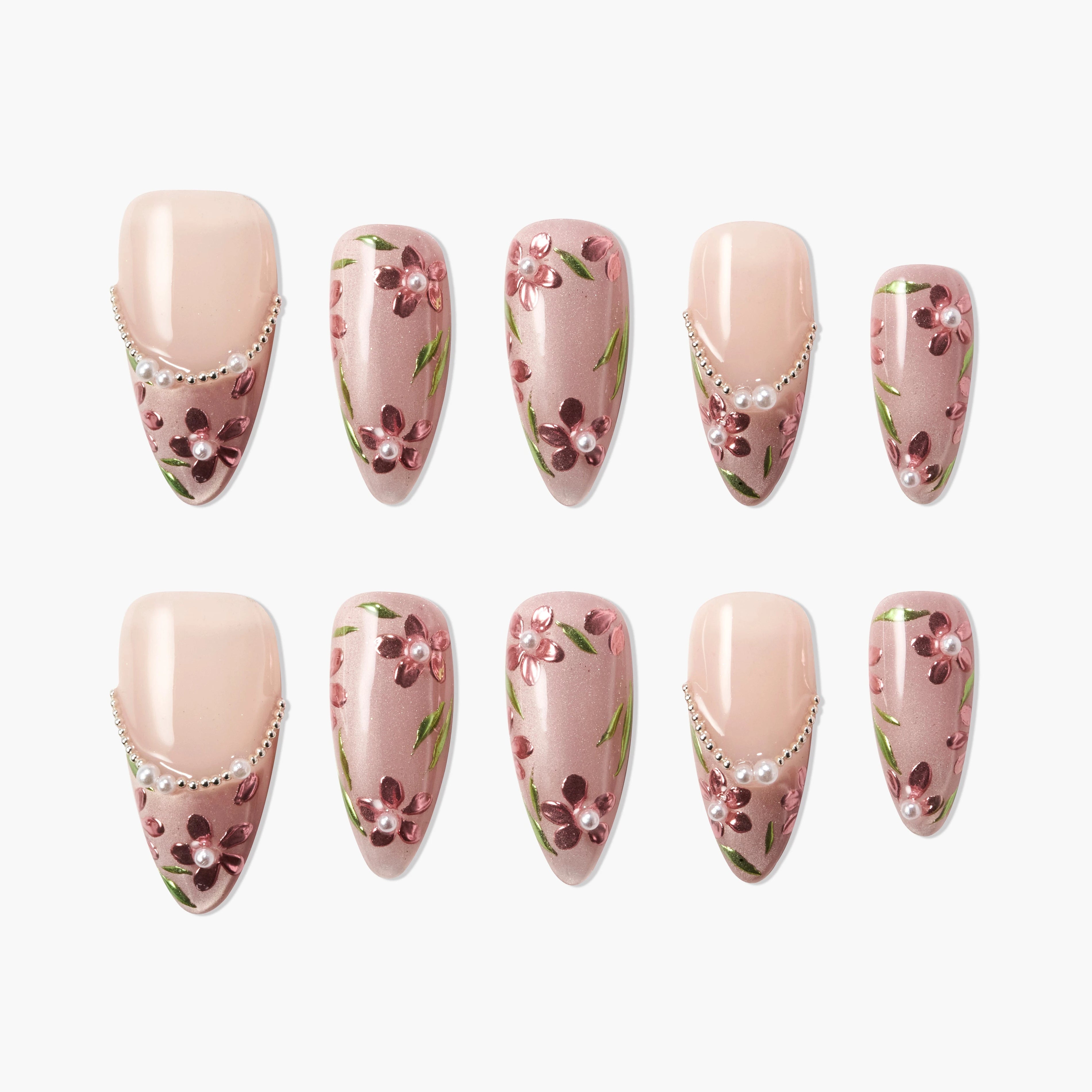 Cherry Blossom Charm (Almond) Emily’s Nail