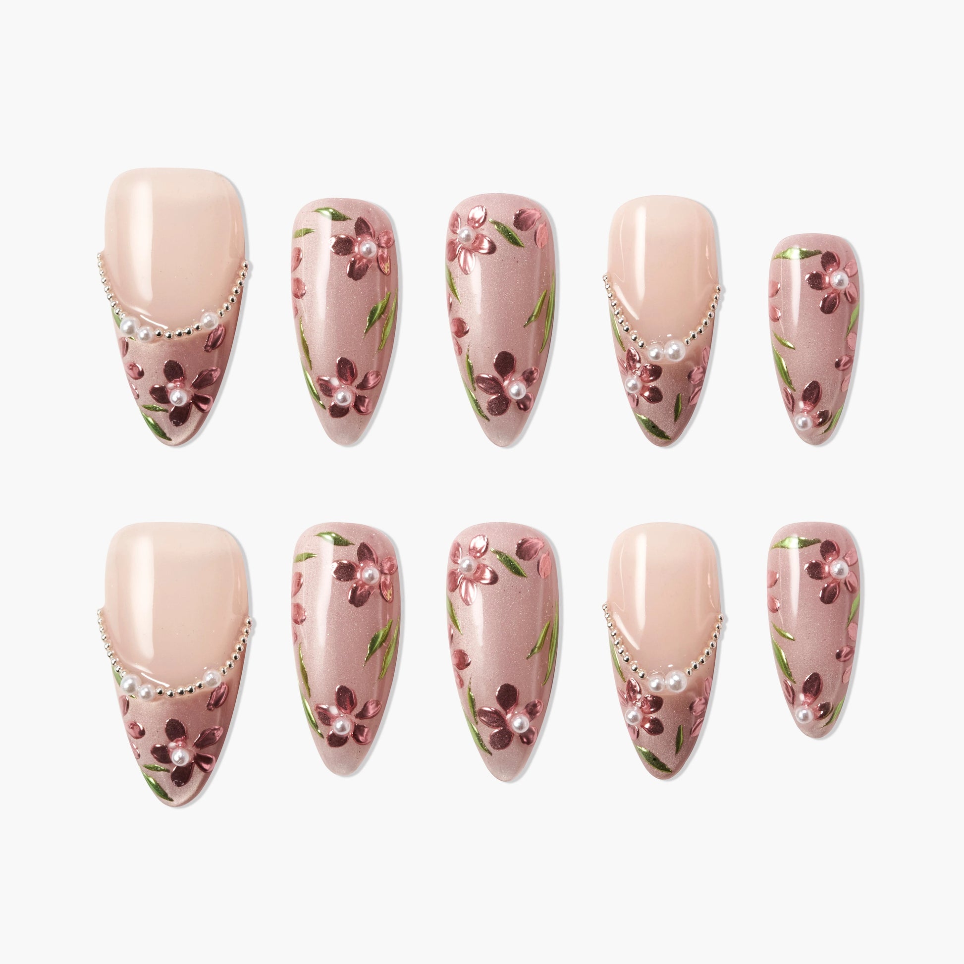 Cherry Blossom Charm (Almond) Emily’s Nail