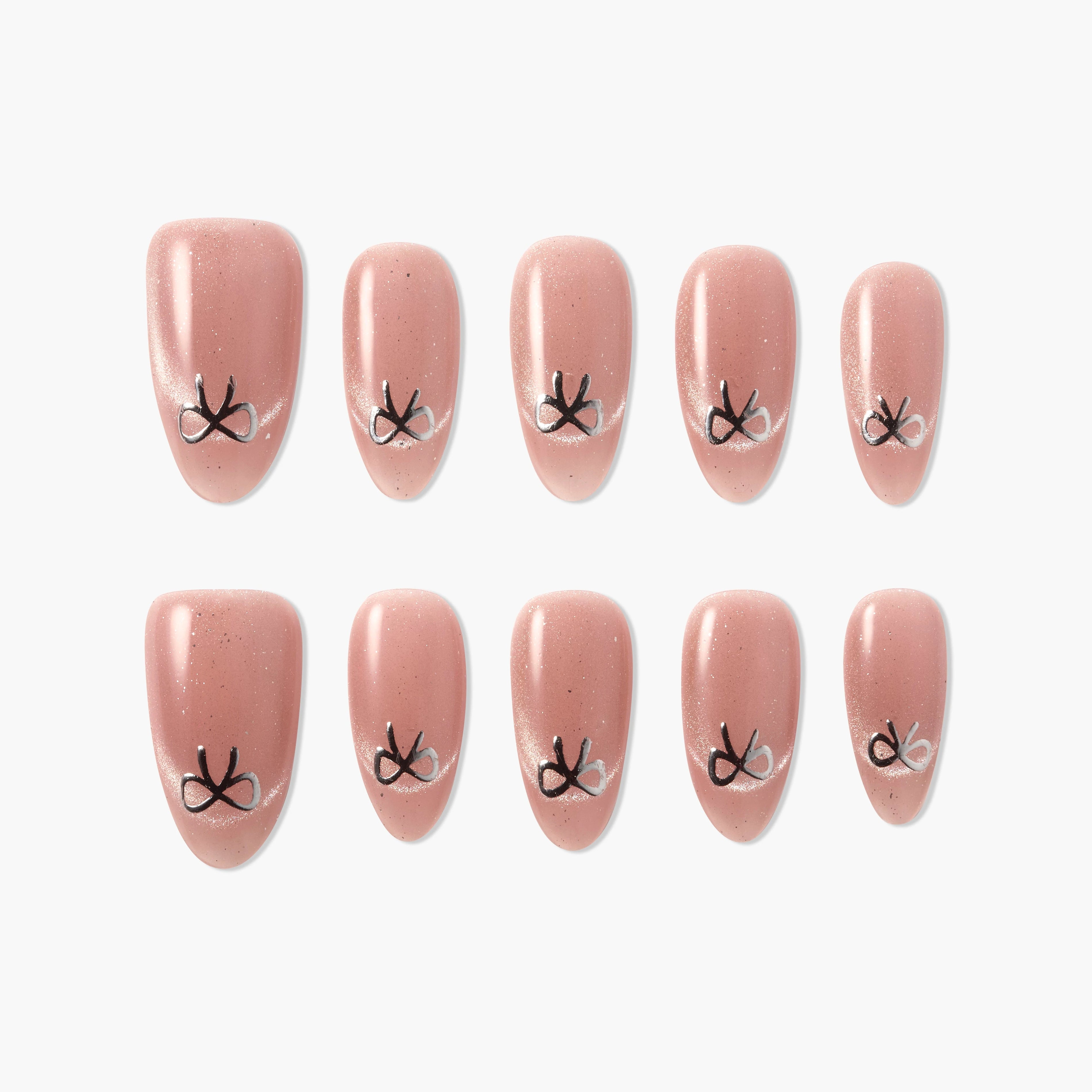 Chic Ribbon Nude Emily’s Nail