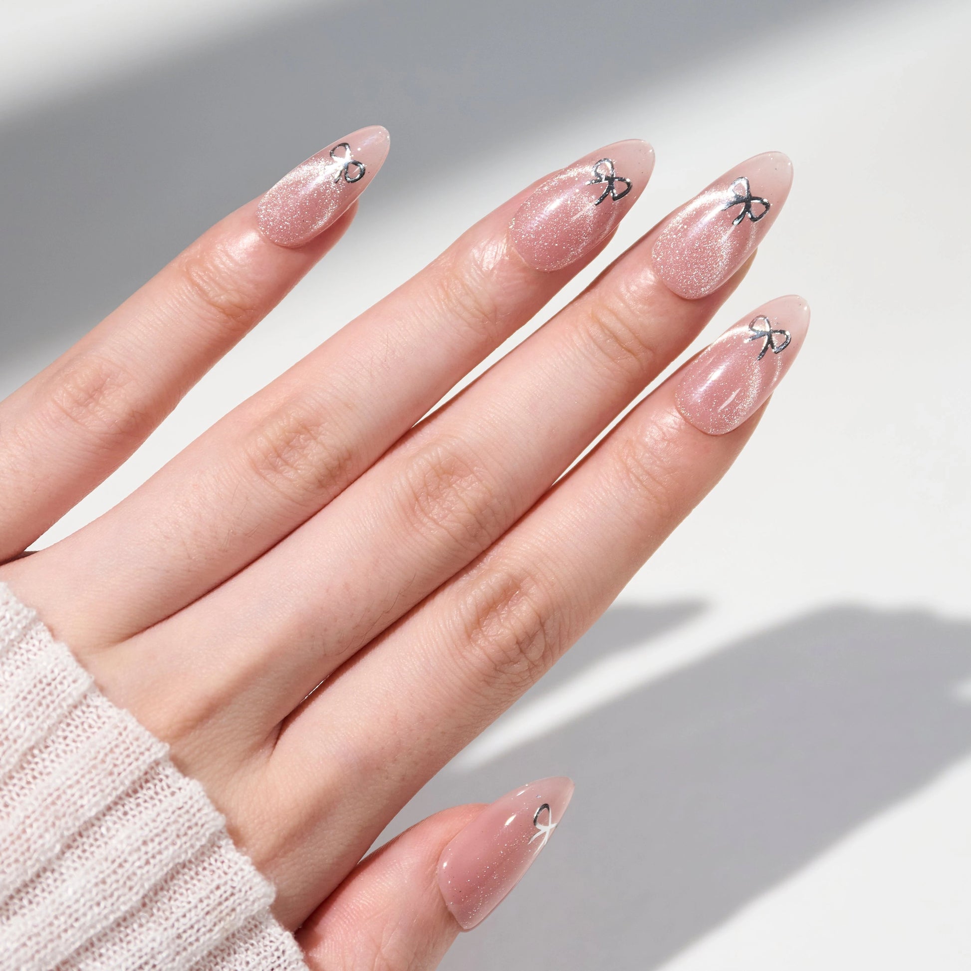 Chic Ribbon Nude Emily’s Nail