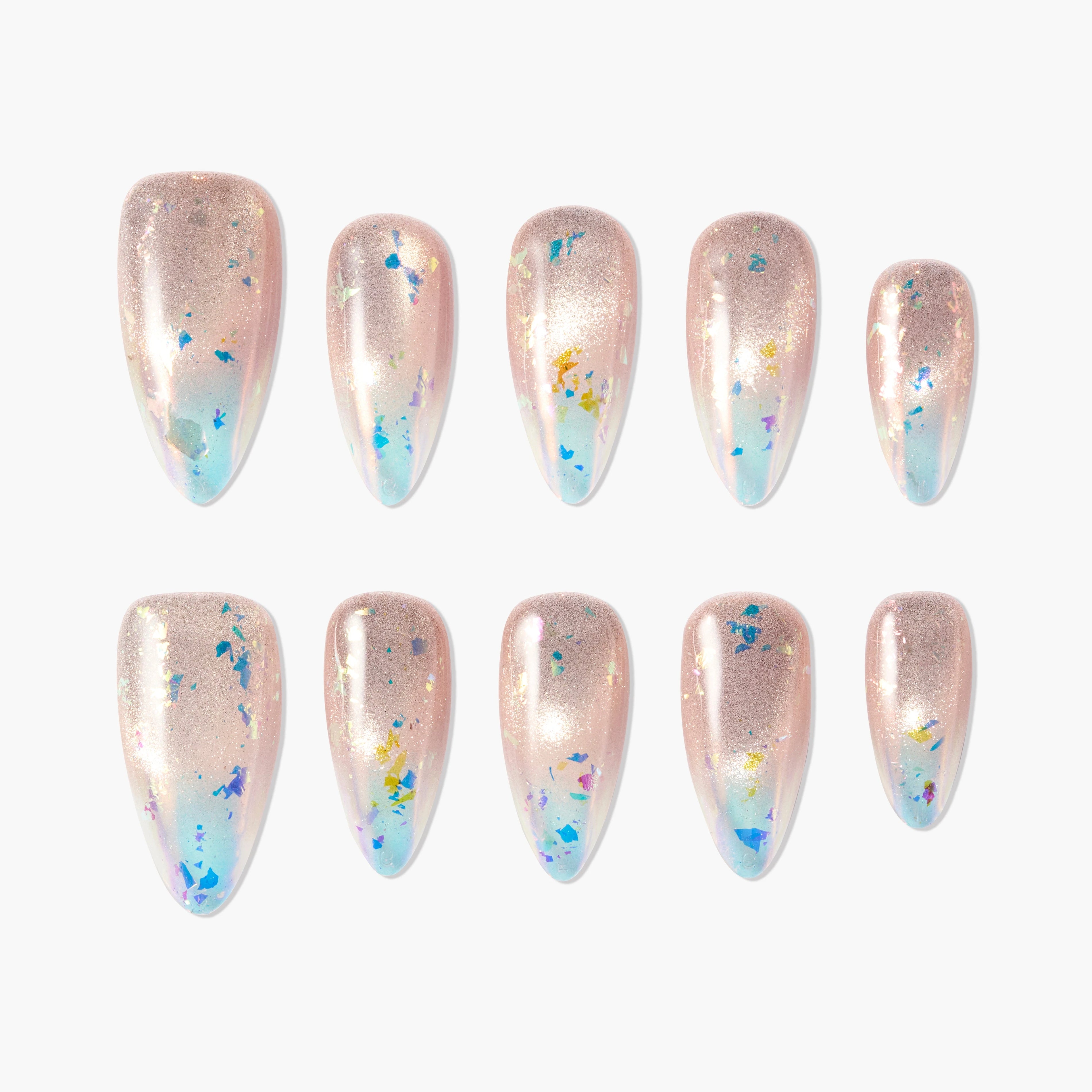 Colorful Stardust Emily’s Nail