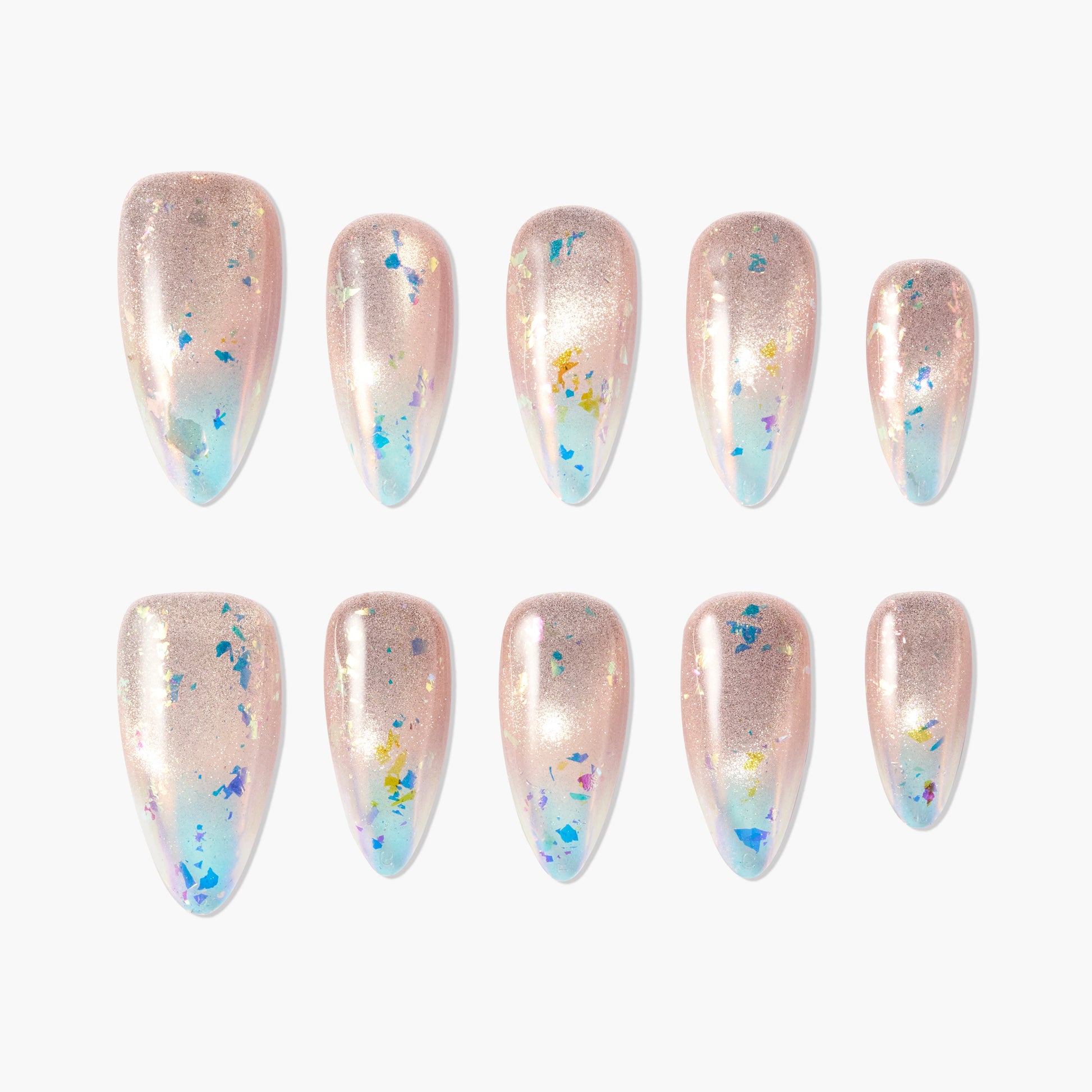 Colorful Stardust Emily’s Nail