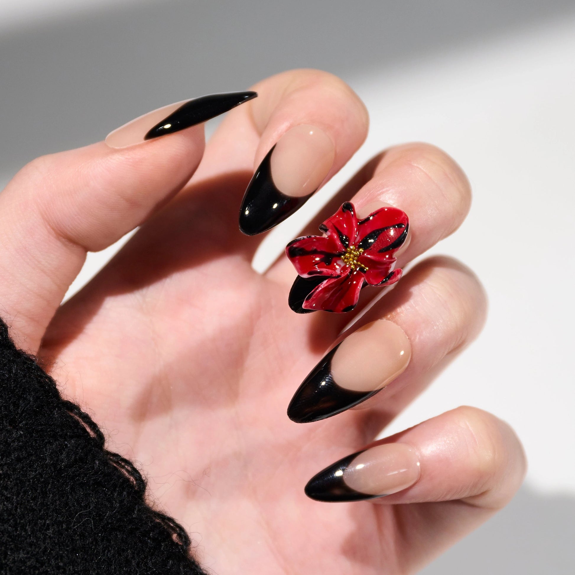 Crimson Bloom Emily’s Nail