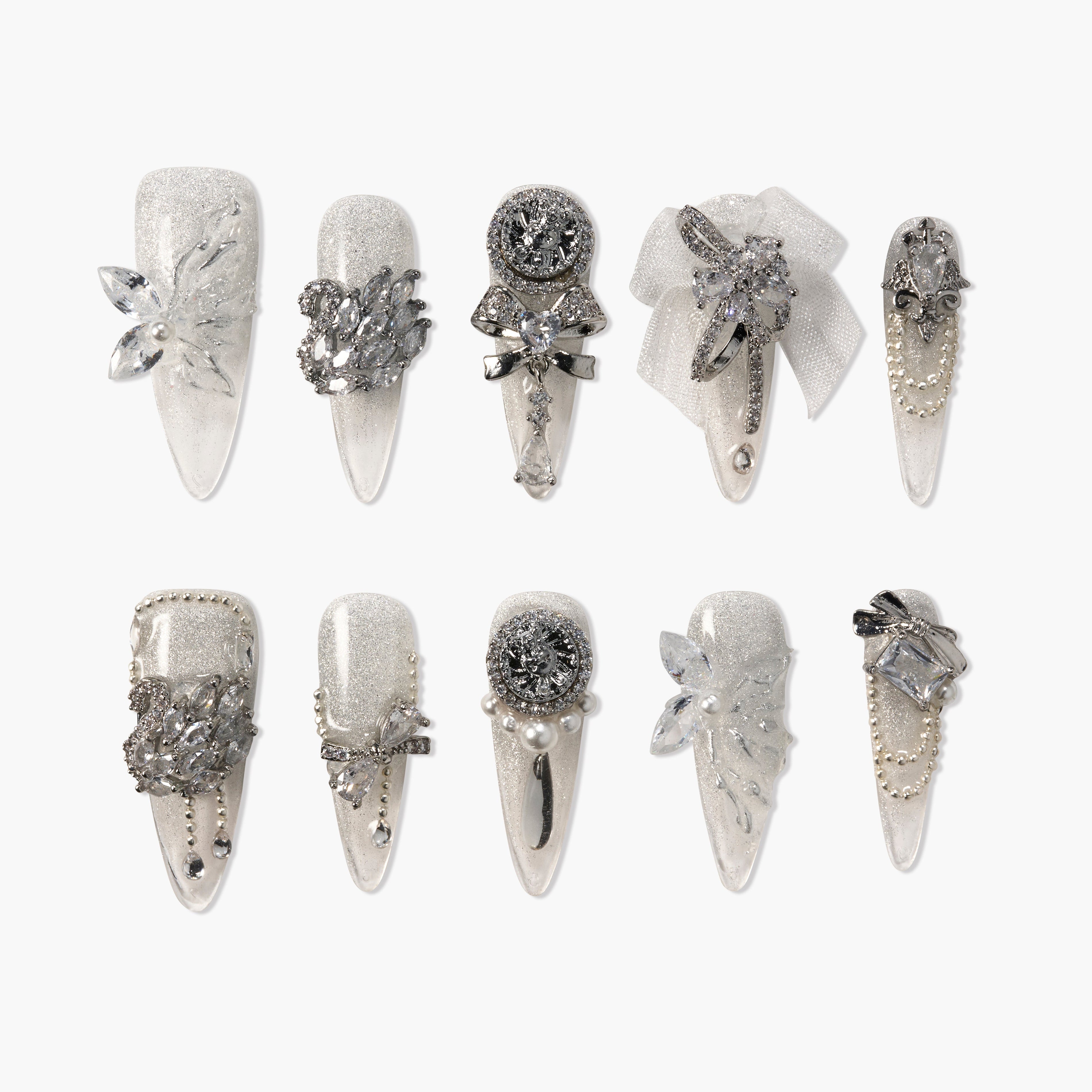 Crystal Swan Gala Emily's Nail