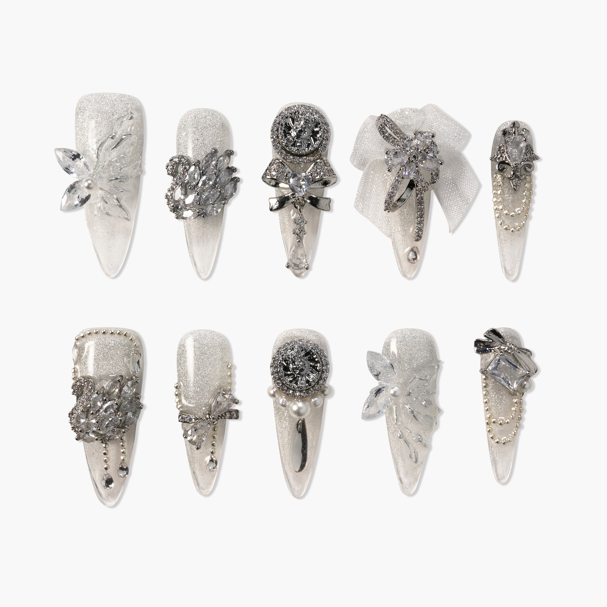 Crystal Swan Gala Emily's Nail