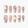 Cute Pet Pink Crystal Emily's Nail
