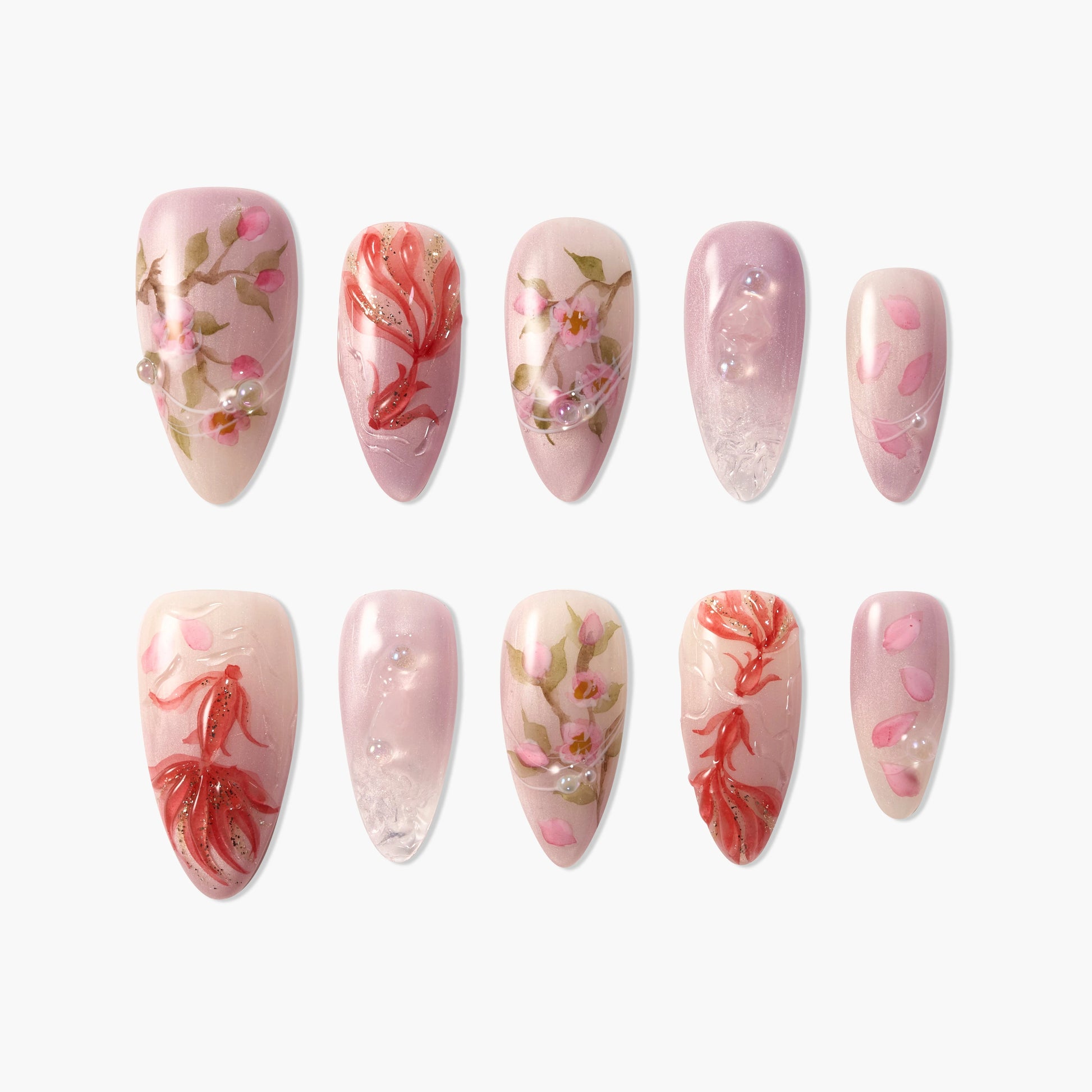 Dancing Petal Bloom Emily’s Nail