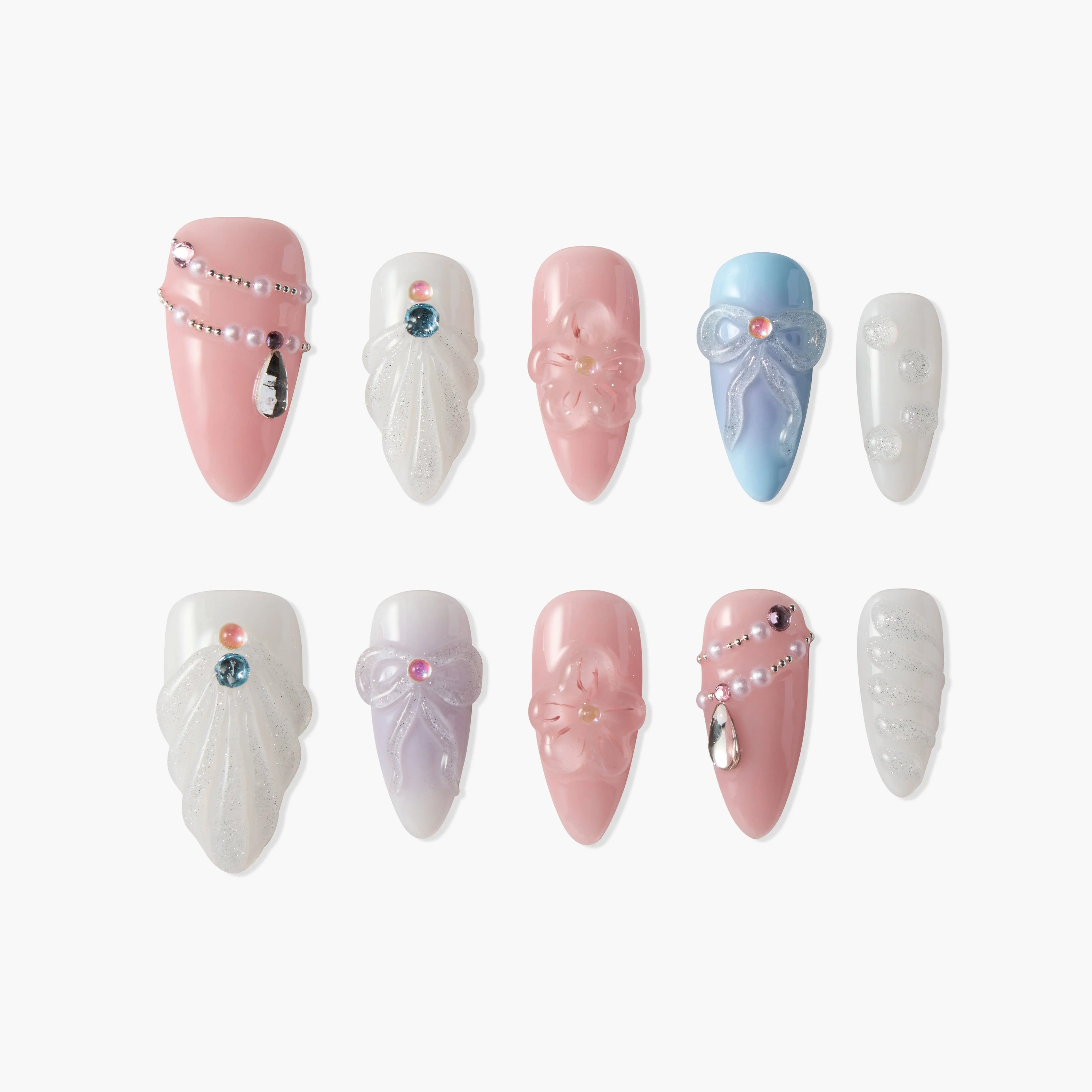 Dreamy Ribbon Emily's Nail